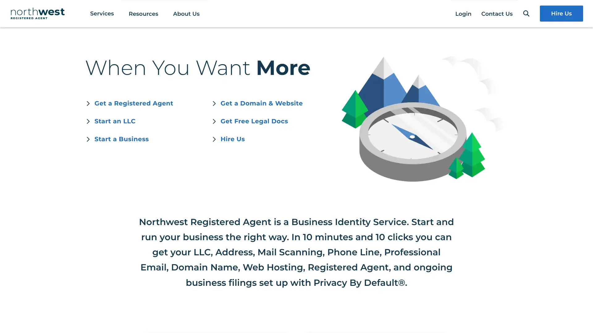 Northwest Registered Agent screenshot