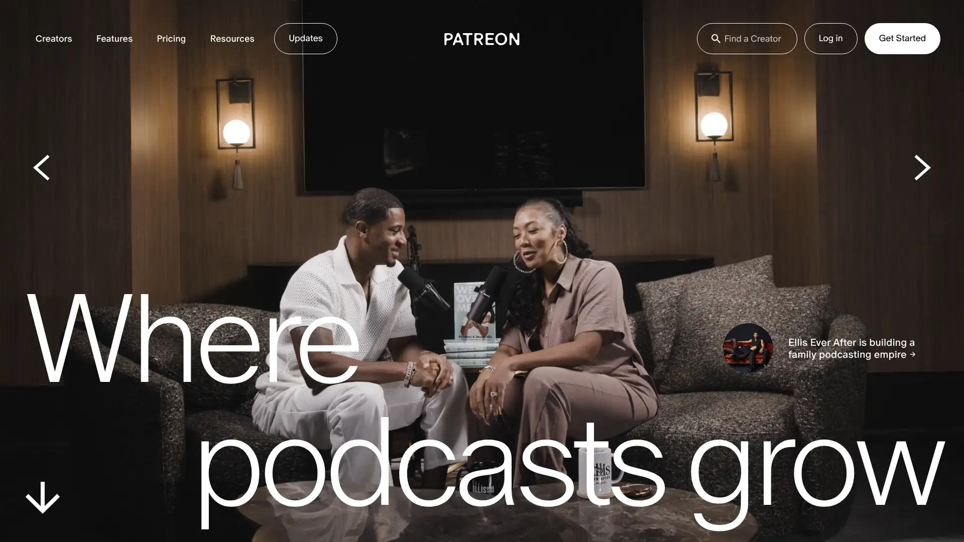 Patreon screenshot