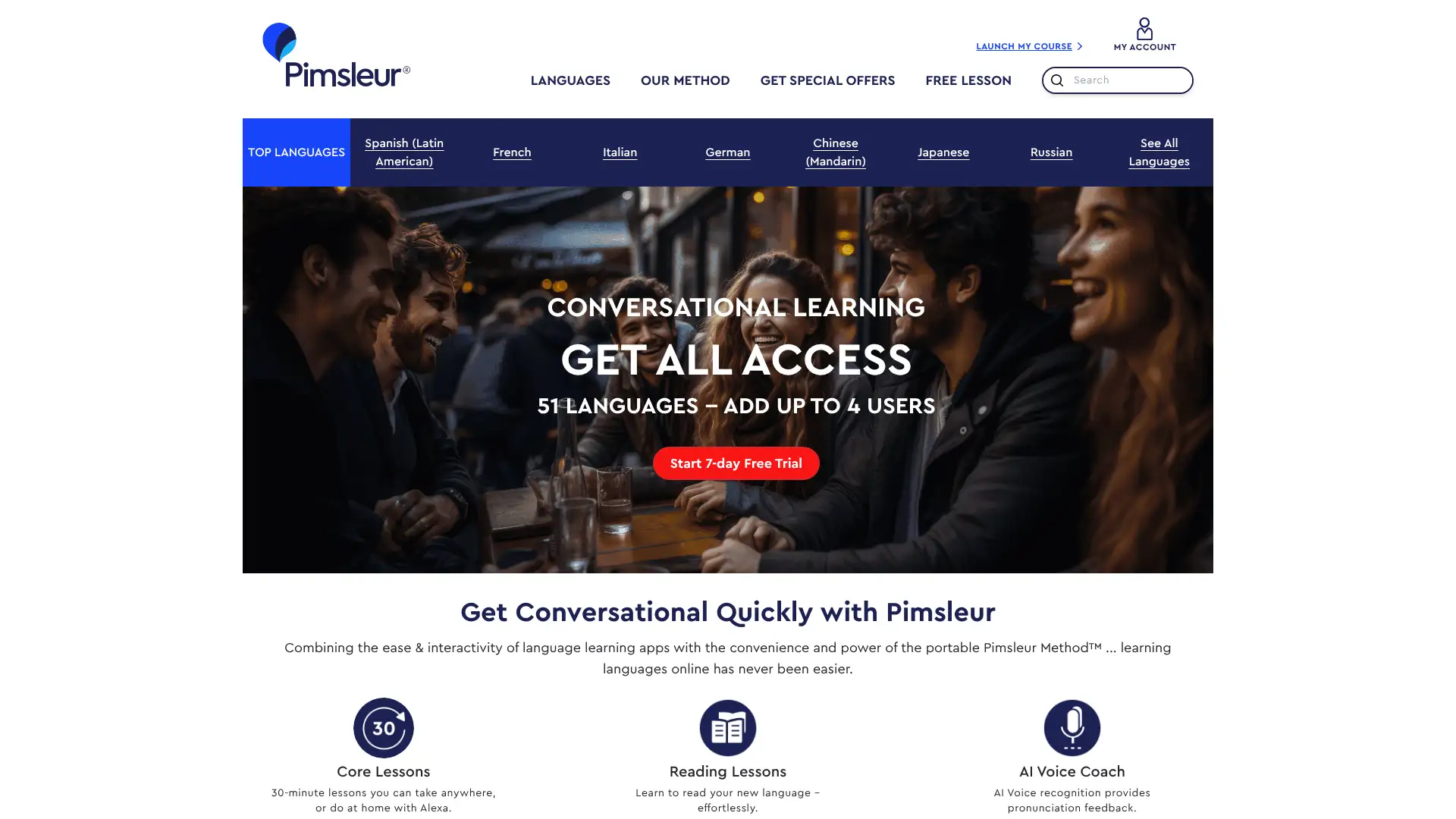 Pimsleur screenshot