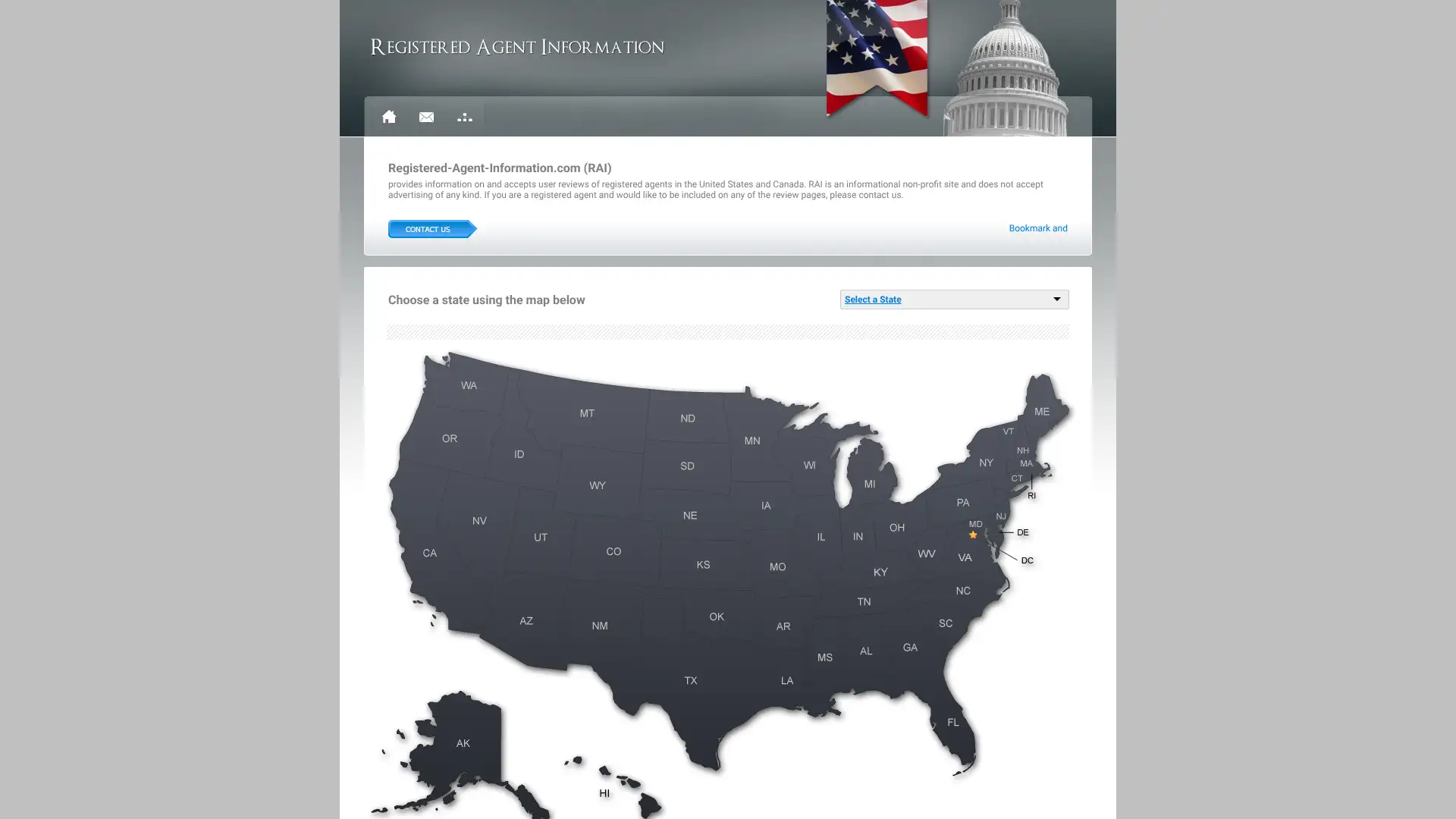 Registered Agents Inc screenshot
