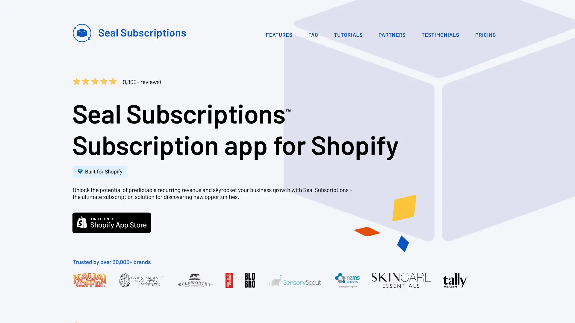Seal Subscriptions screenshot