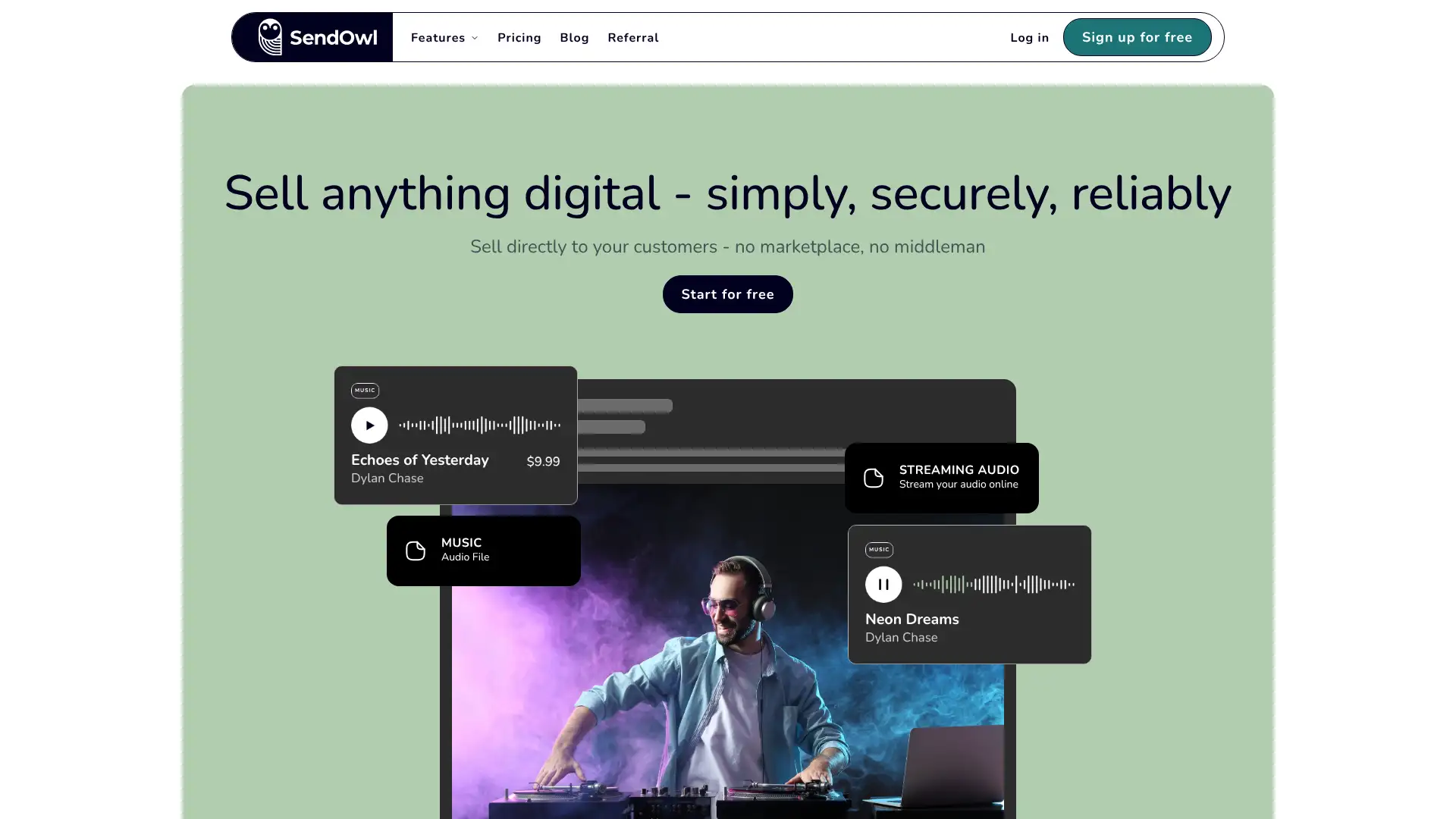 SendOwl screenshot