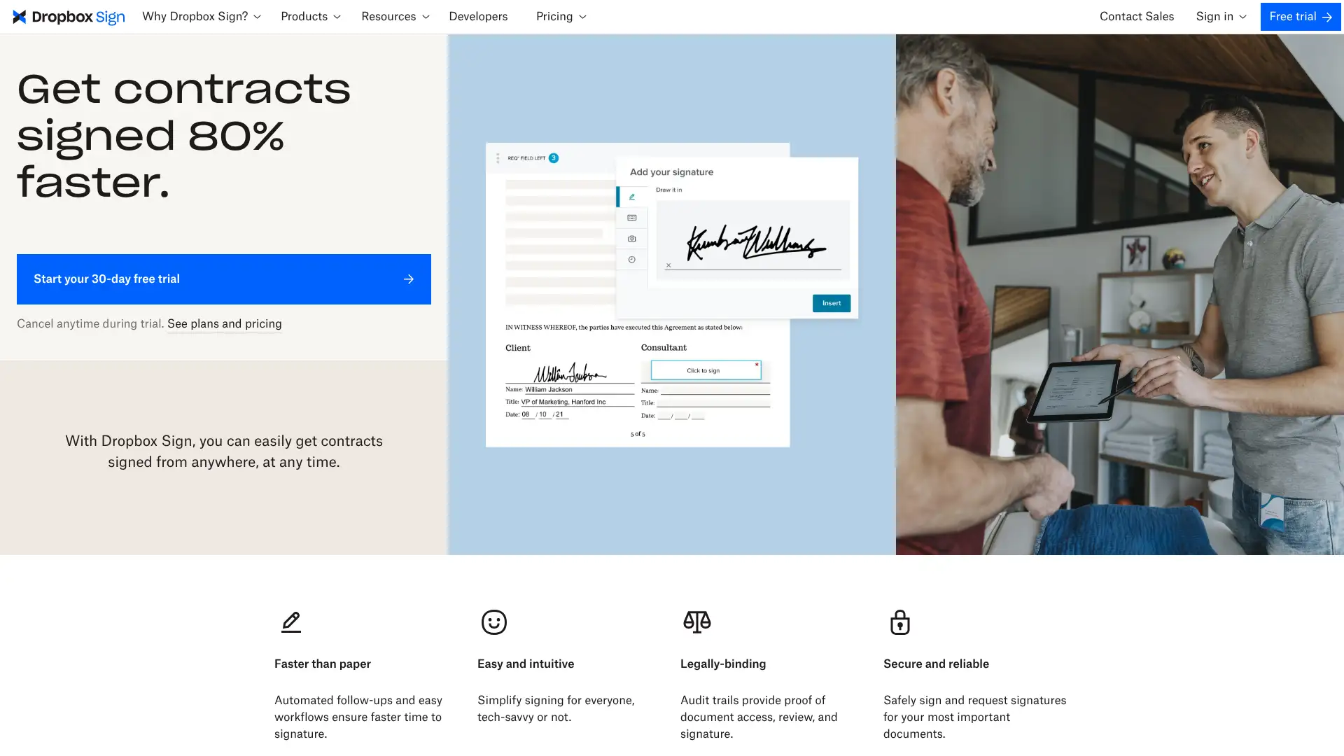 Dropbox Sign screenshot