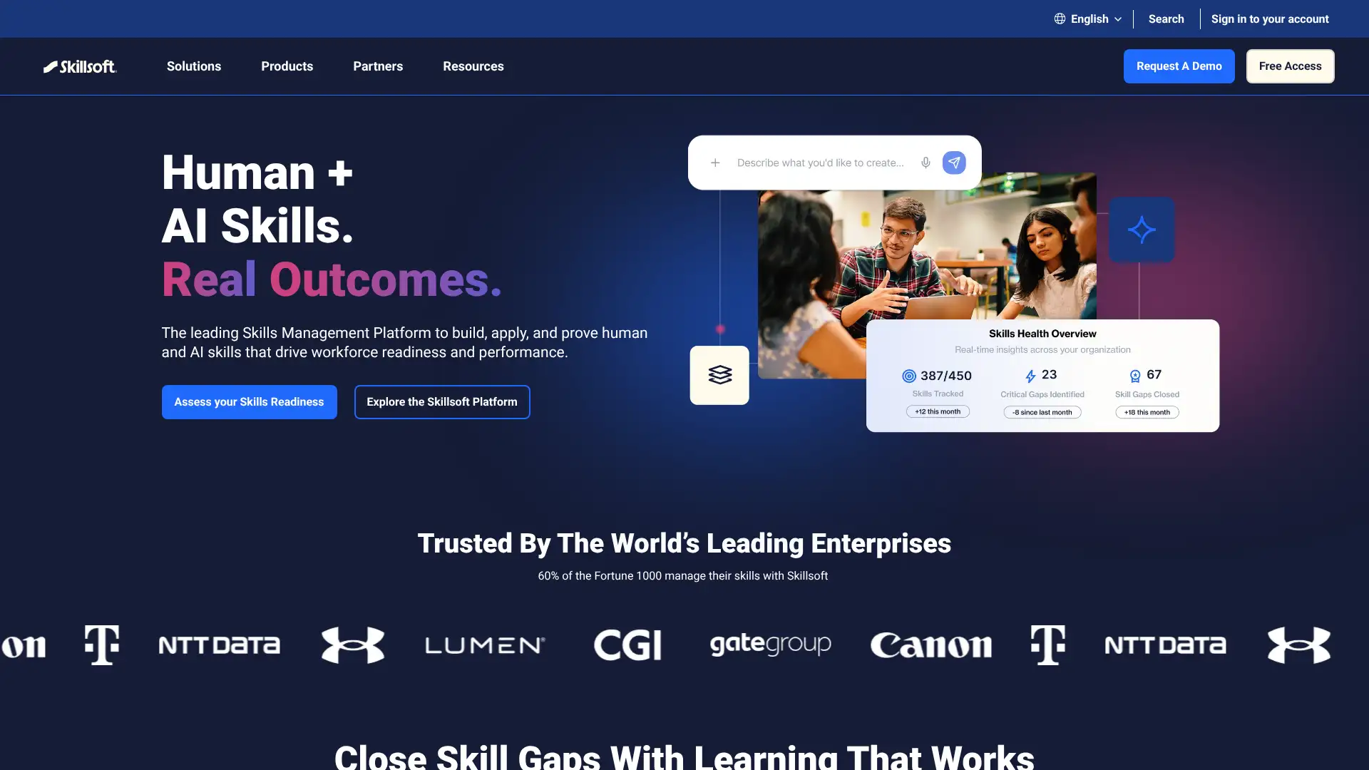 Skillsoft screenshot