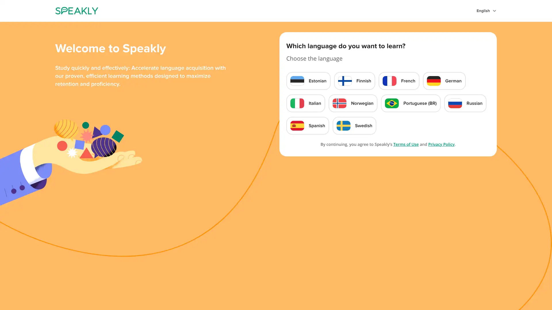 Speakly screenshot