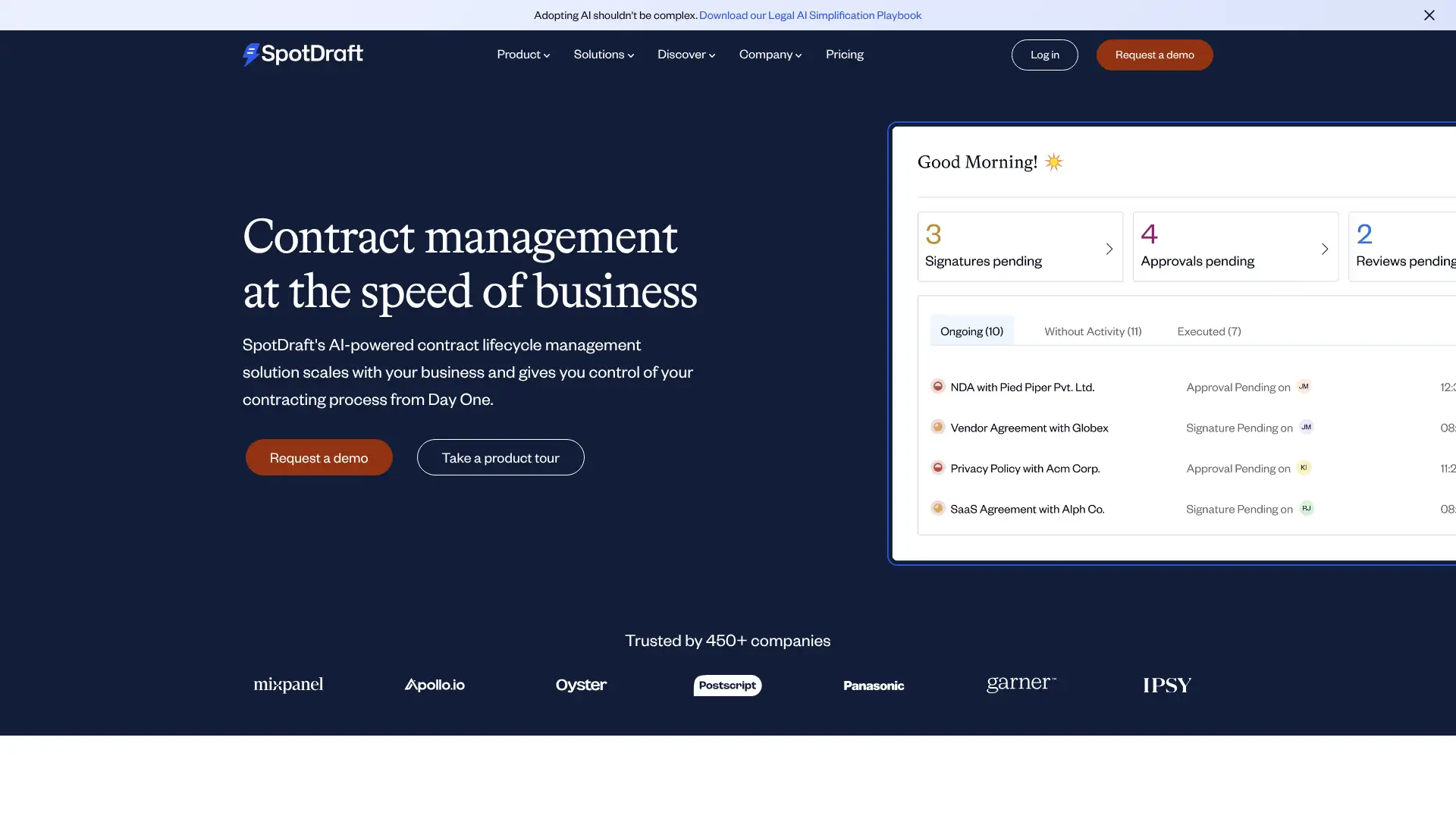 SpotDraft screenshot