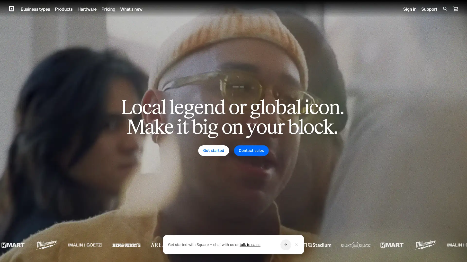 Square POS screenshot