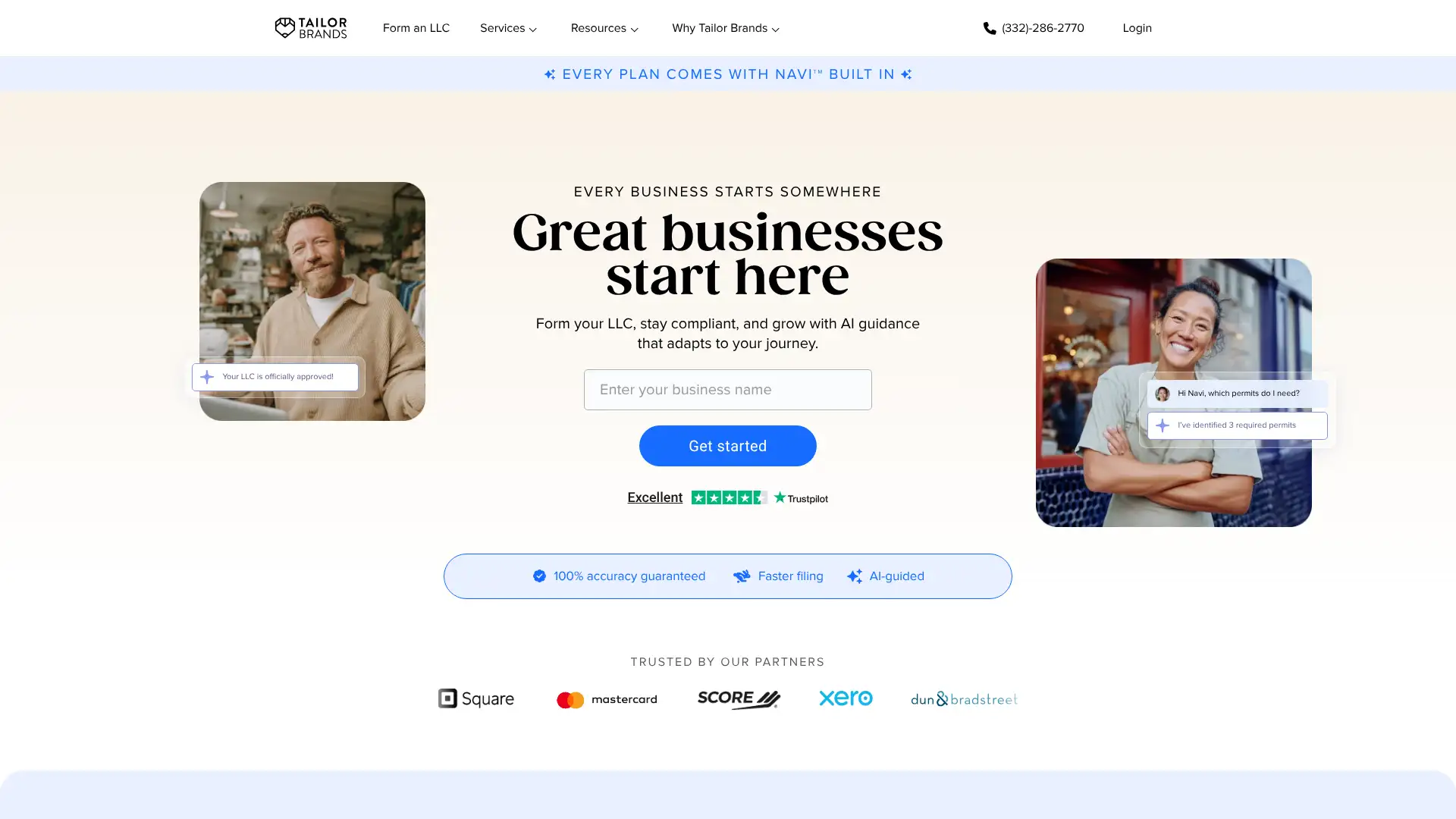 Tailor Brands screenshot