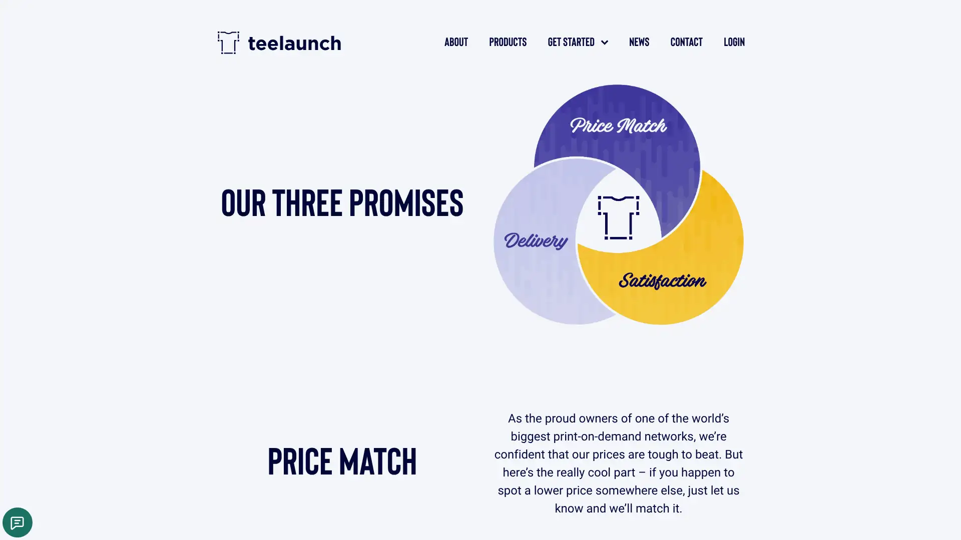 Teelaunch screenshot