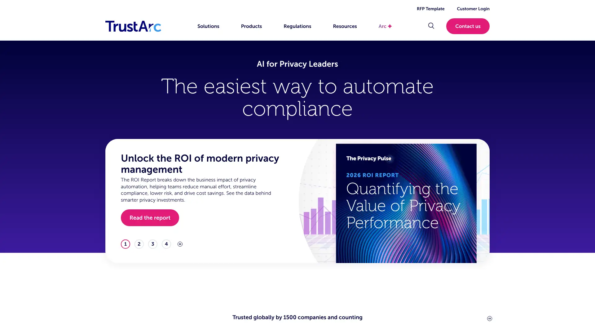 TrustArc screenshot