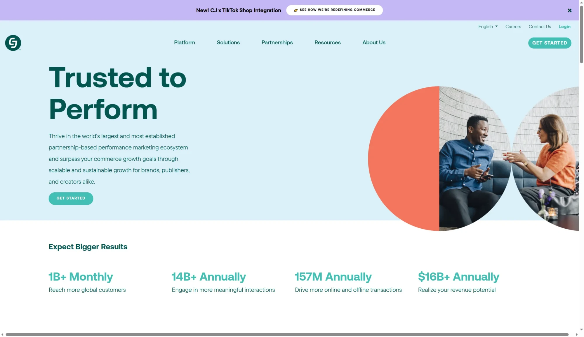 CJ Affiliate screenshot