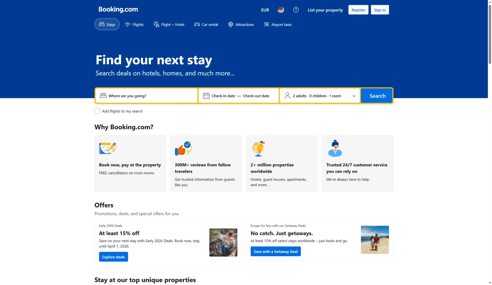 Booking.com Affiliates screenshot