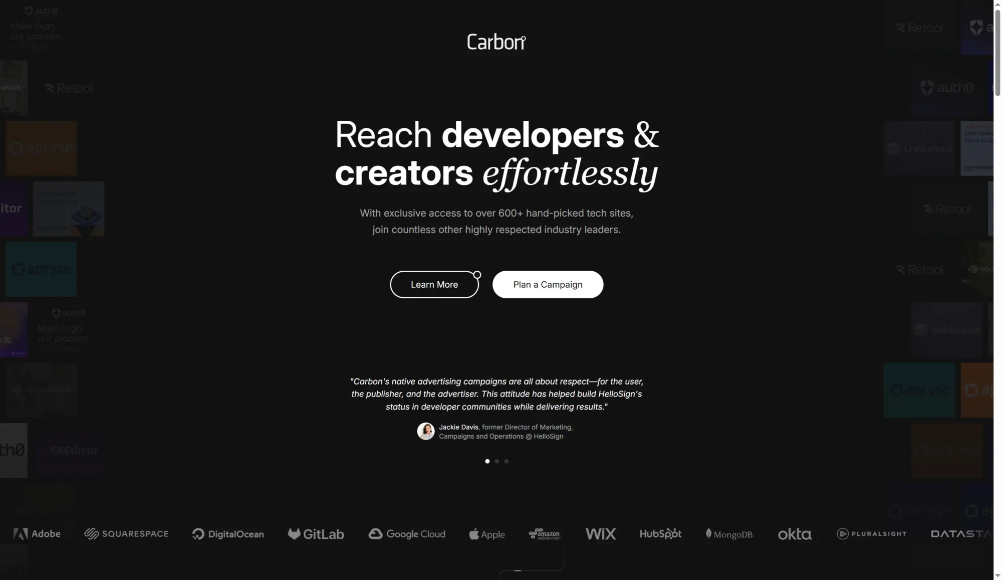 Carbon Ads screenshot