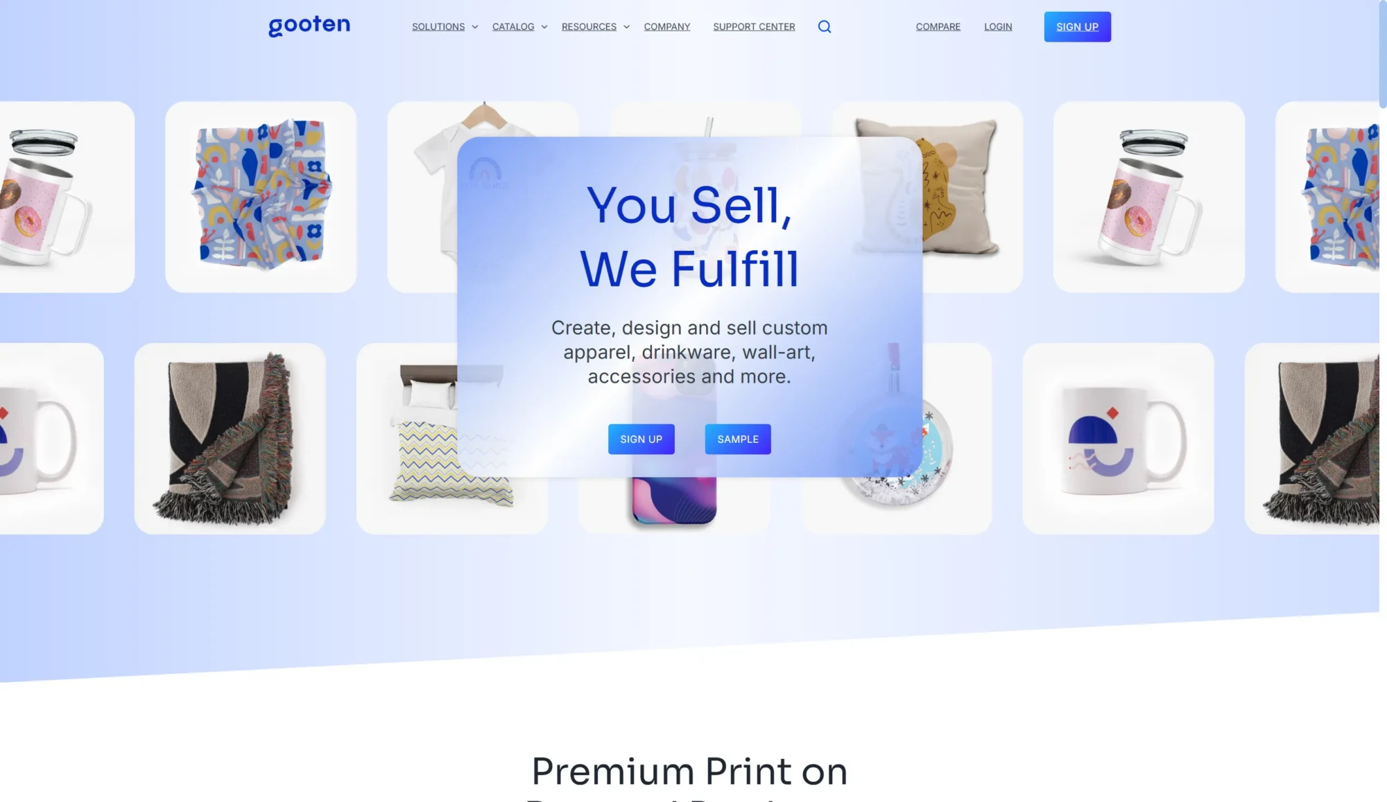 Gooten screenshot