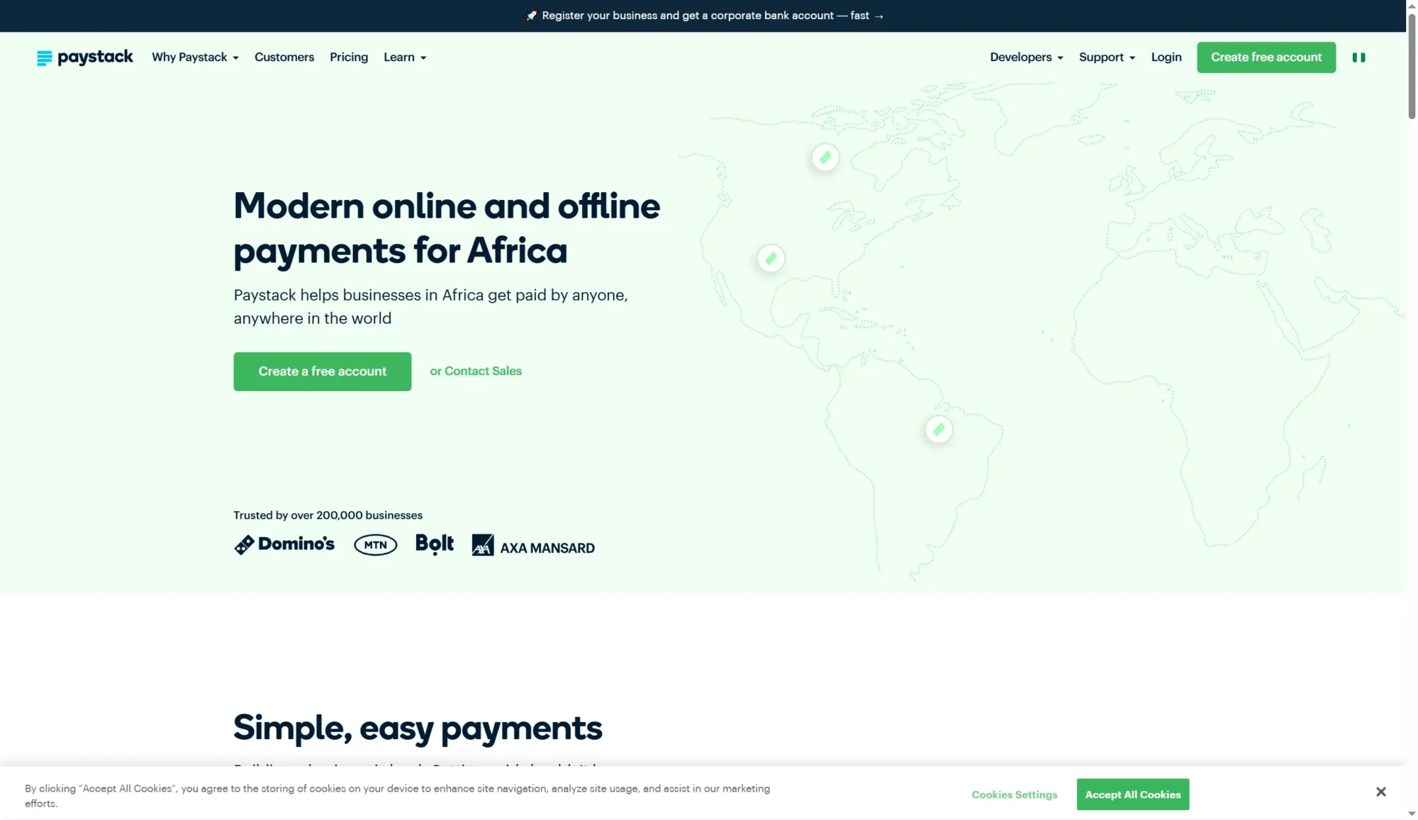 Paystack screenshot