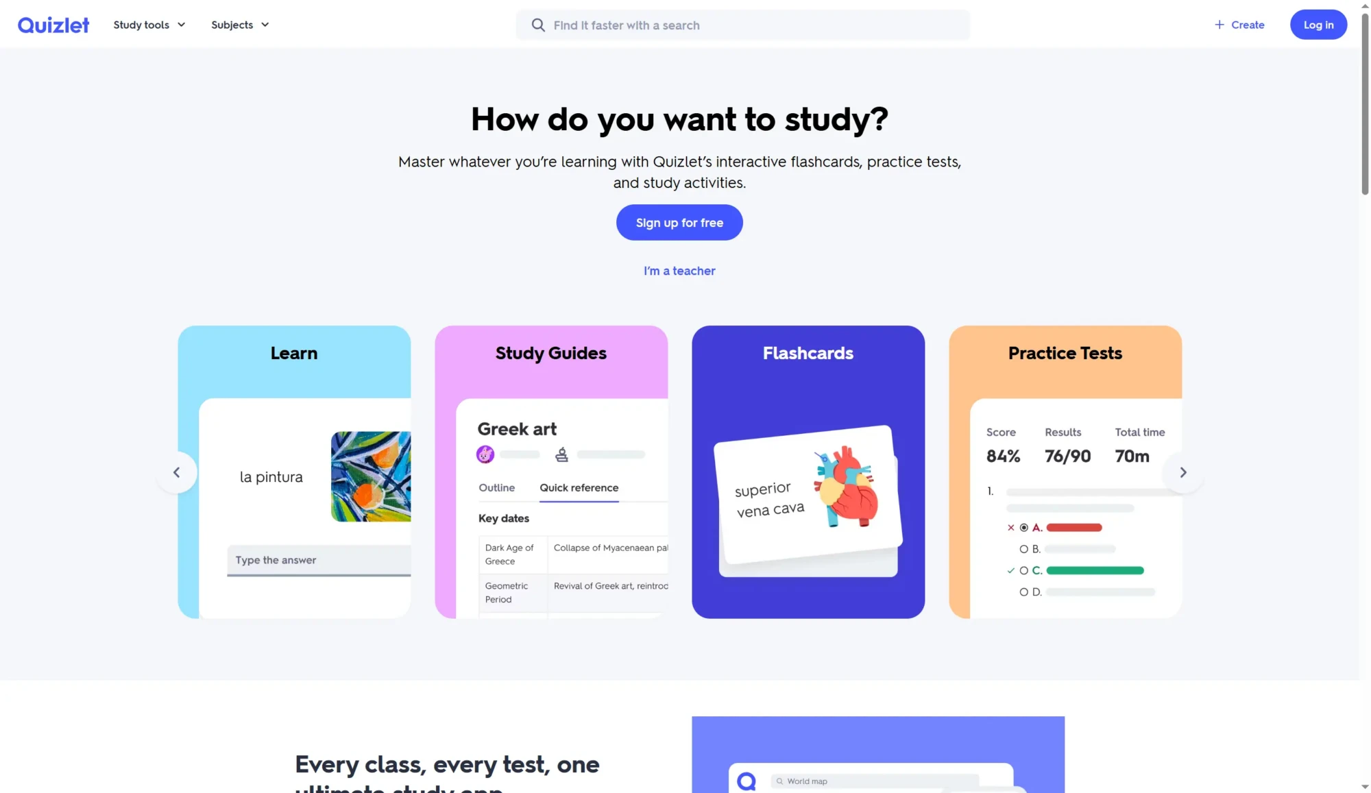 Quizlet (Slader / Explanations) screenshot