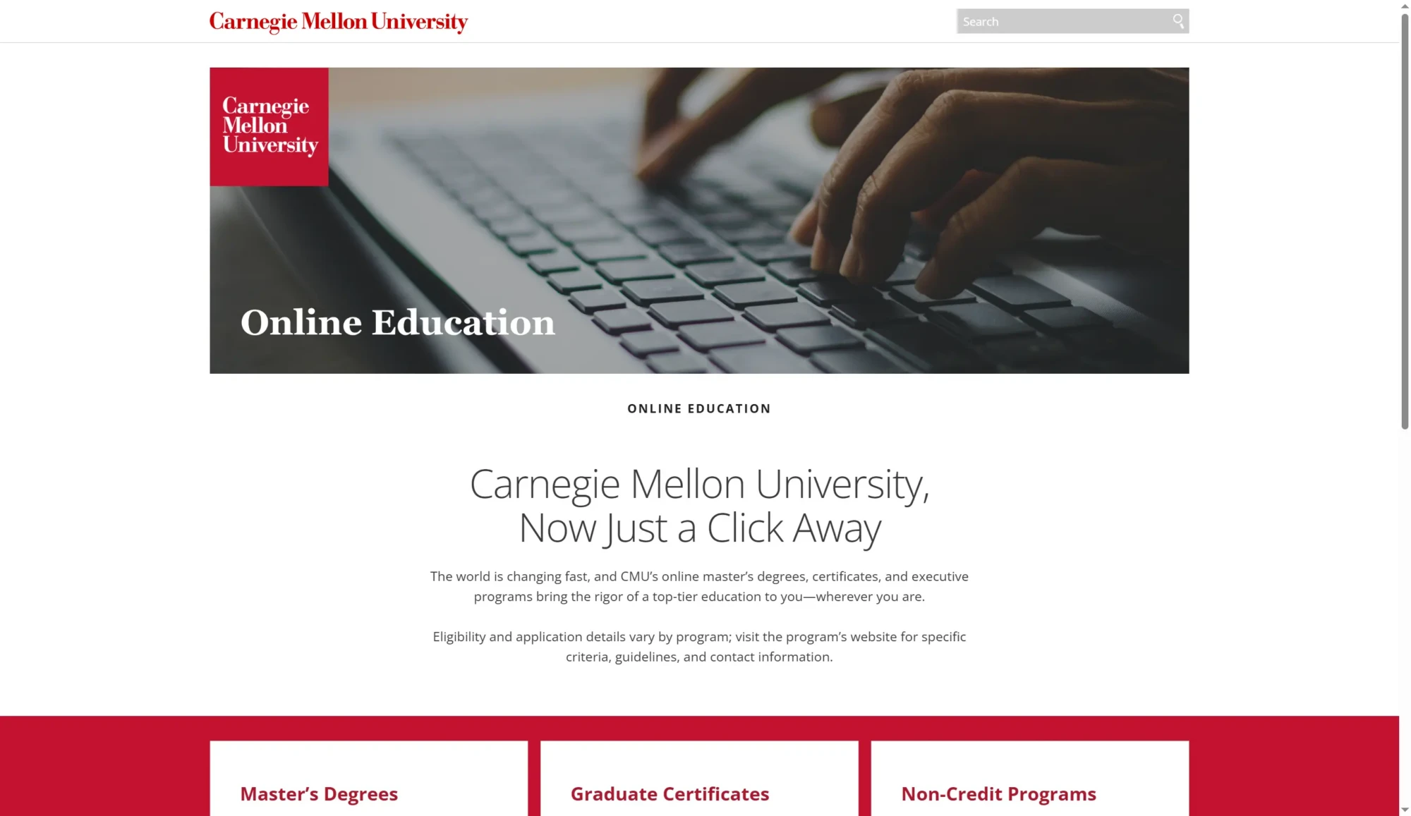 Tepper School of Business (CMU) screenshot
