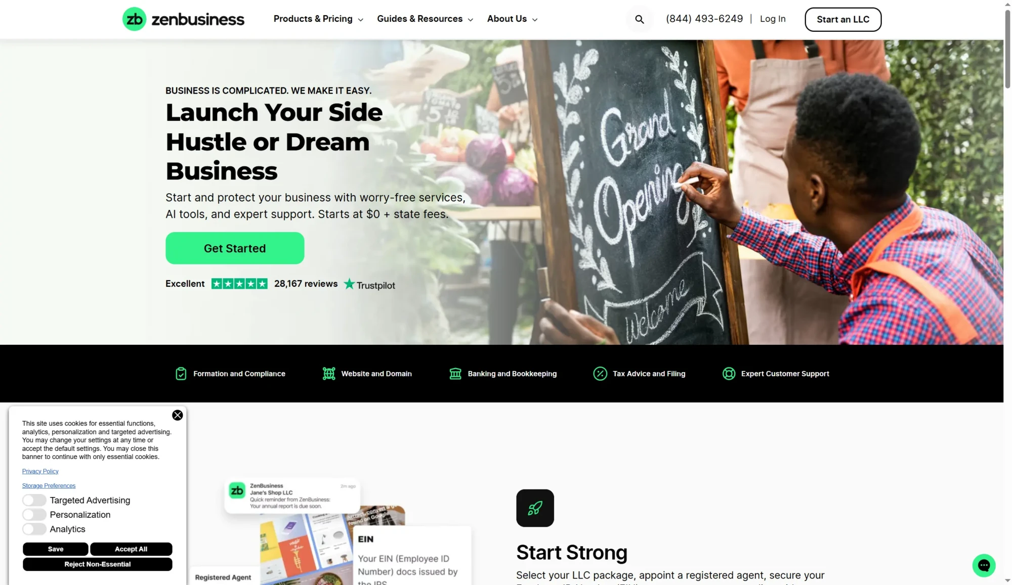 ZenBusiness screenshot