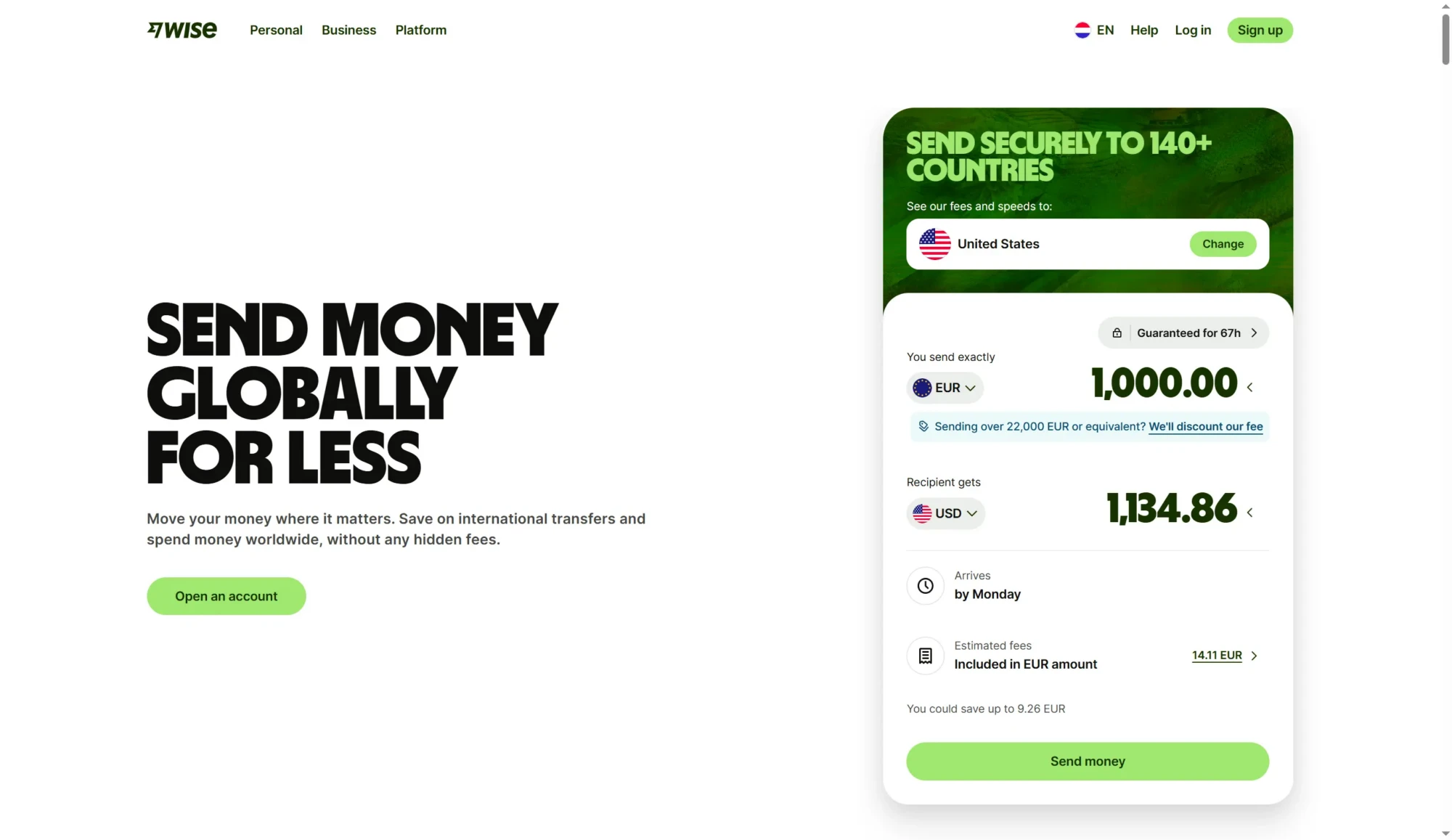 Wise (Business) screenshot