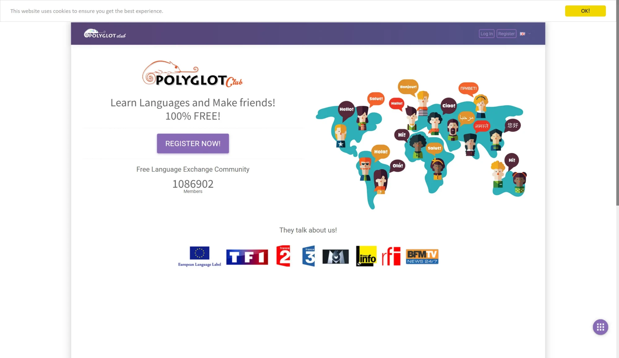 Polyglot Club screenshot