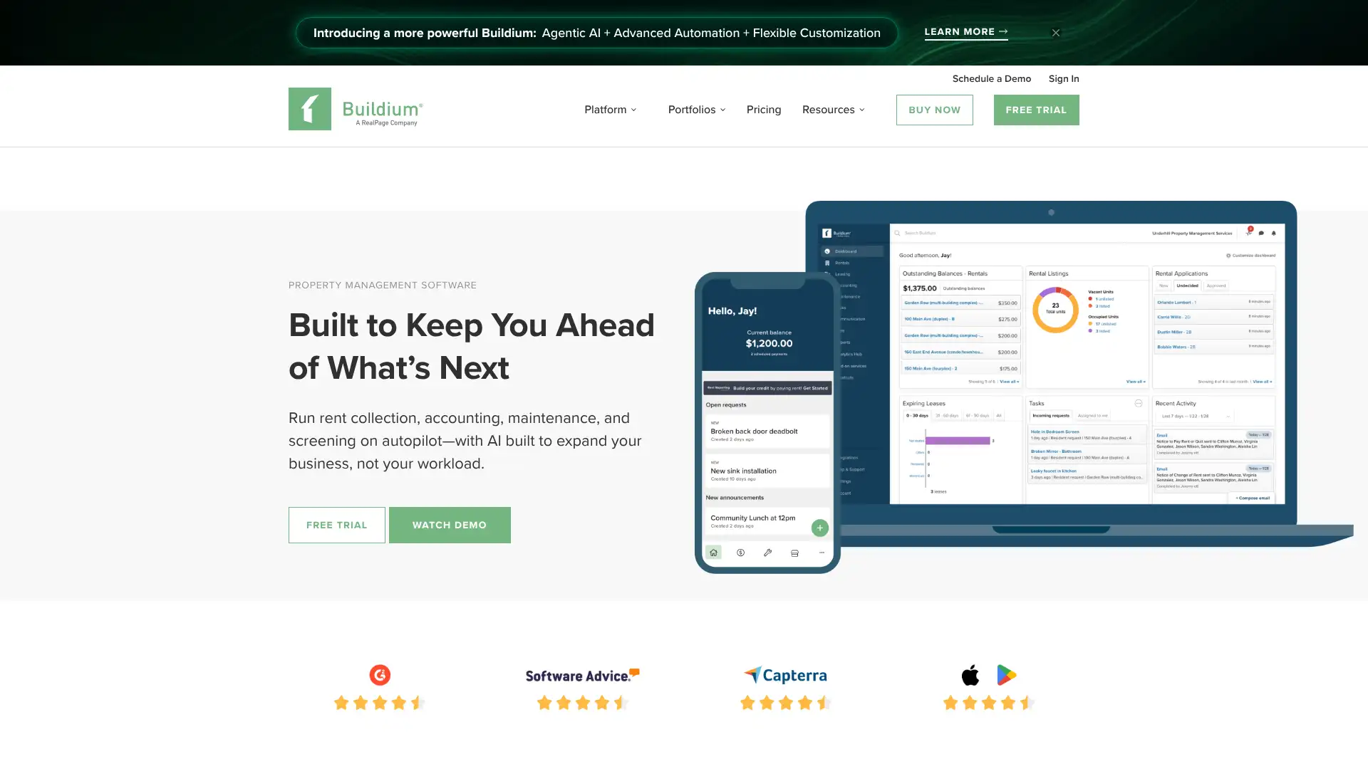 Buildium screenshot