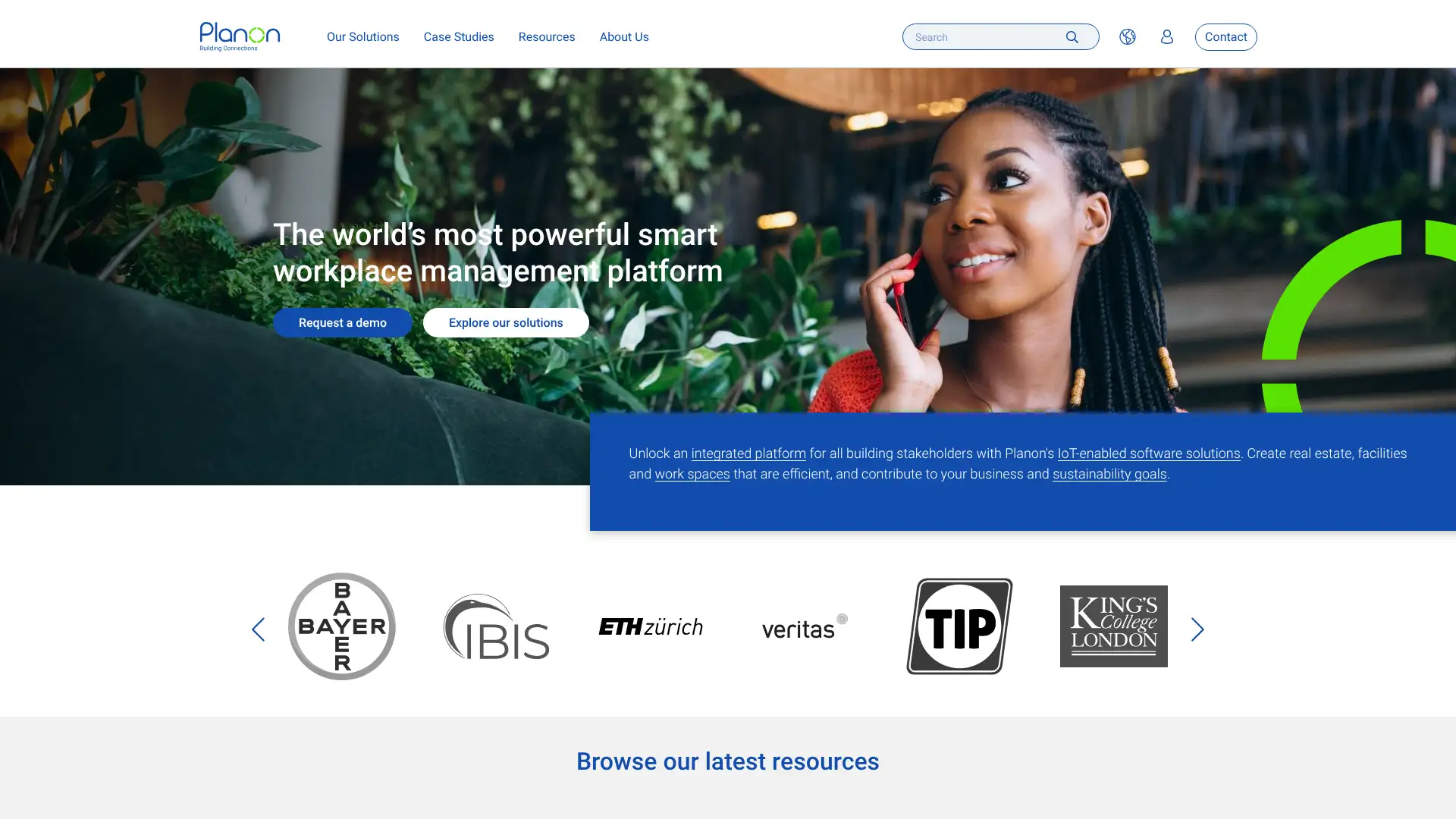 Planon screenshot