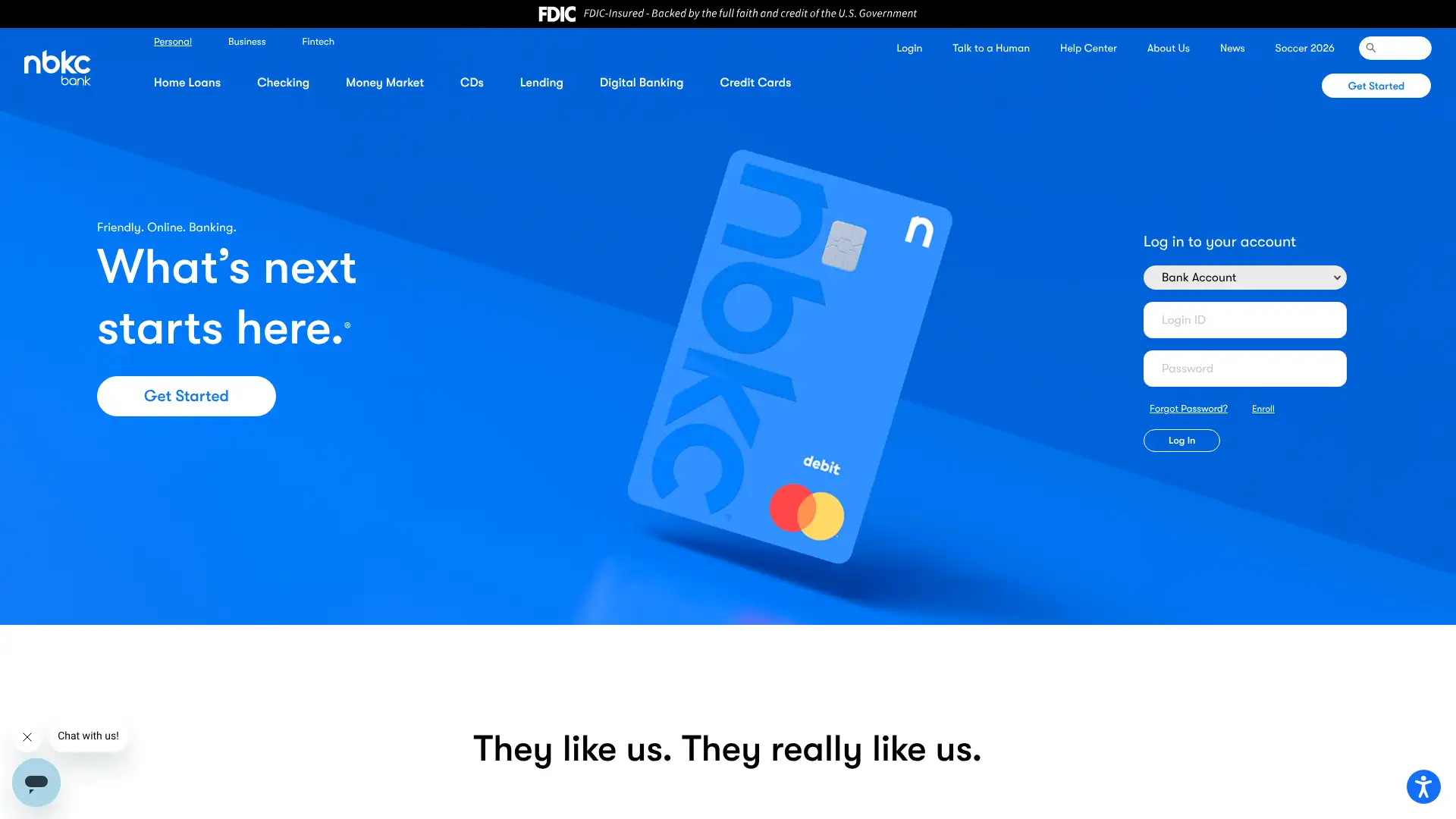 NBKC Bank screenshot