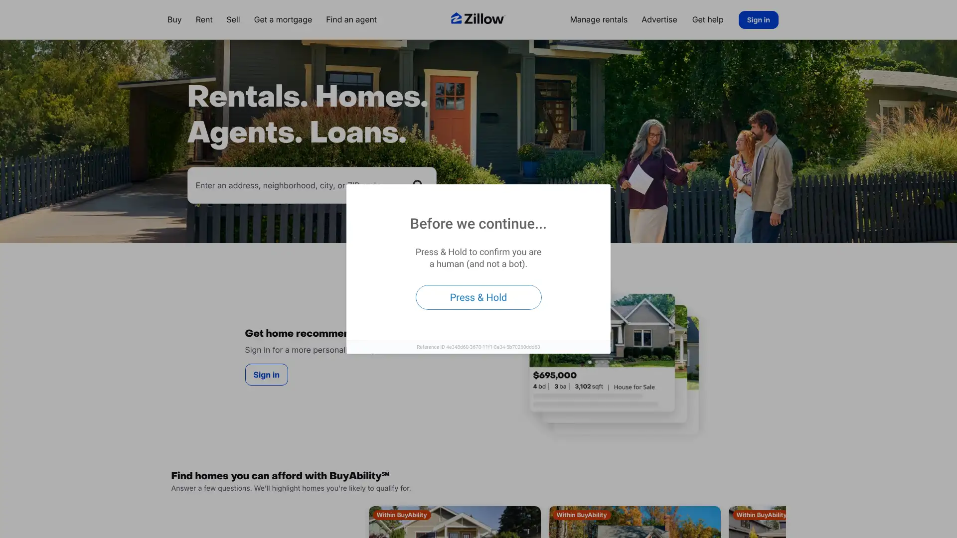 Zillow Home Loans screenshot