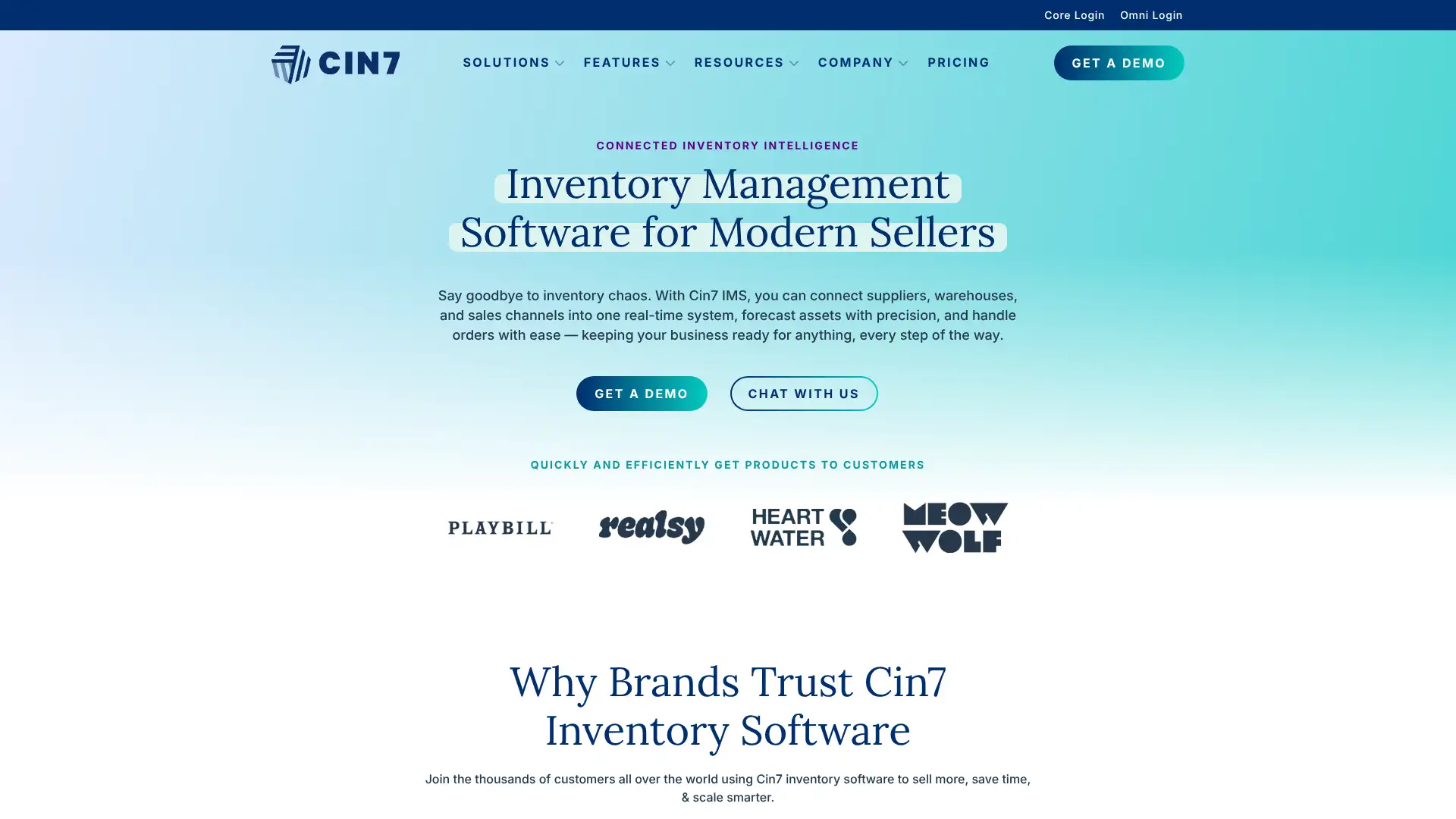 Cin7 Omni screenshot