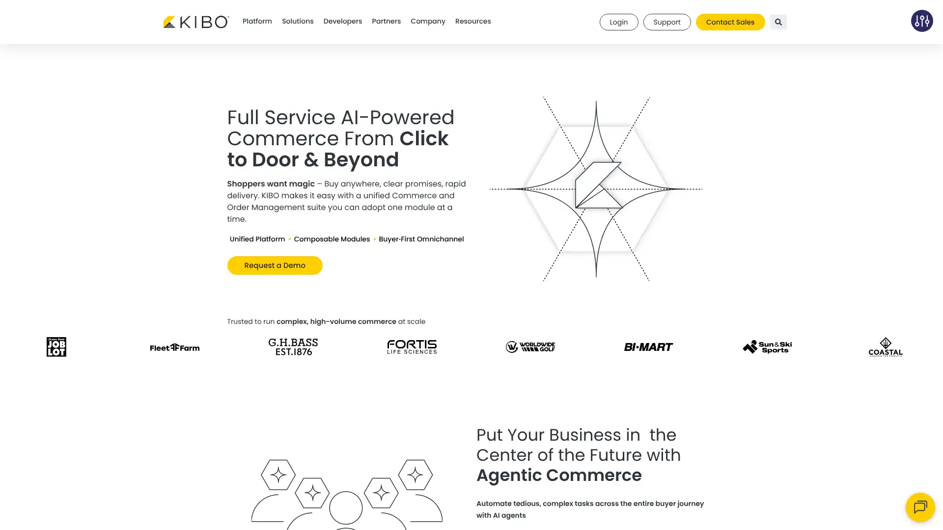 Kibo Commerce screenshot