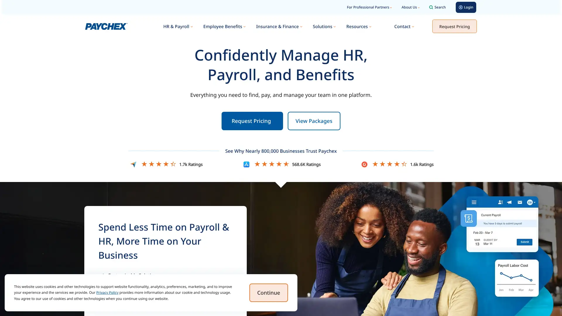 Paychex Flex screenshot
