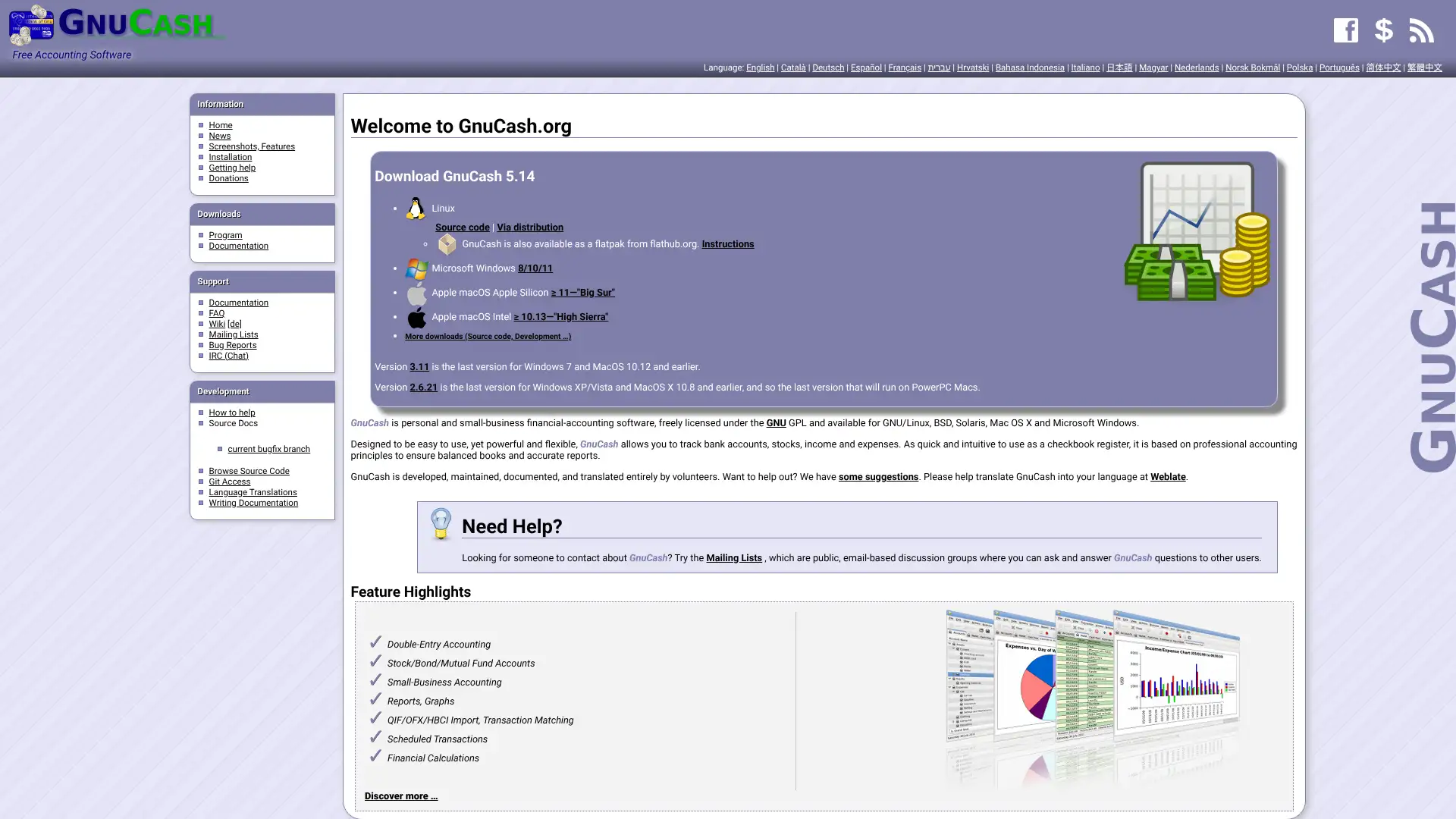 GnuCash screenshot