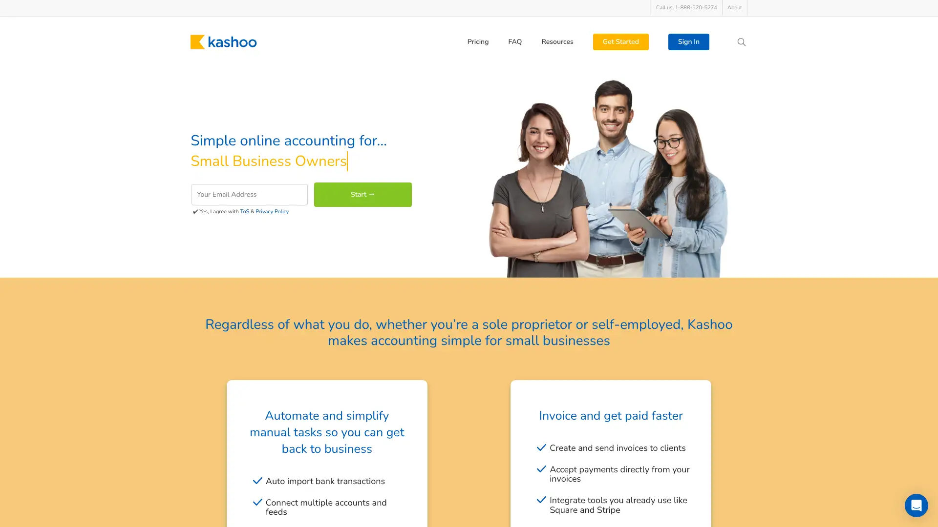 Kashoo screenshot