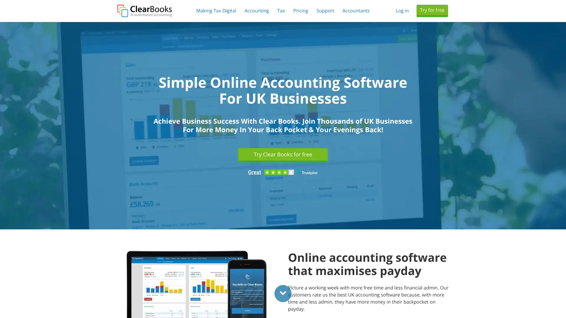 Clear Books screenshot