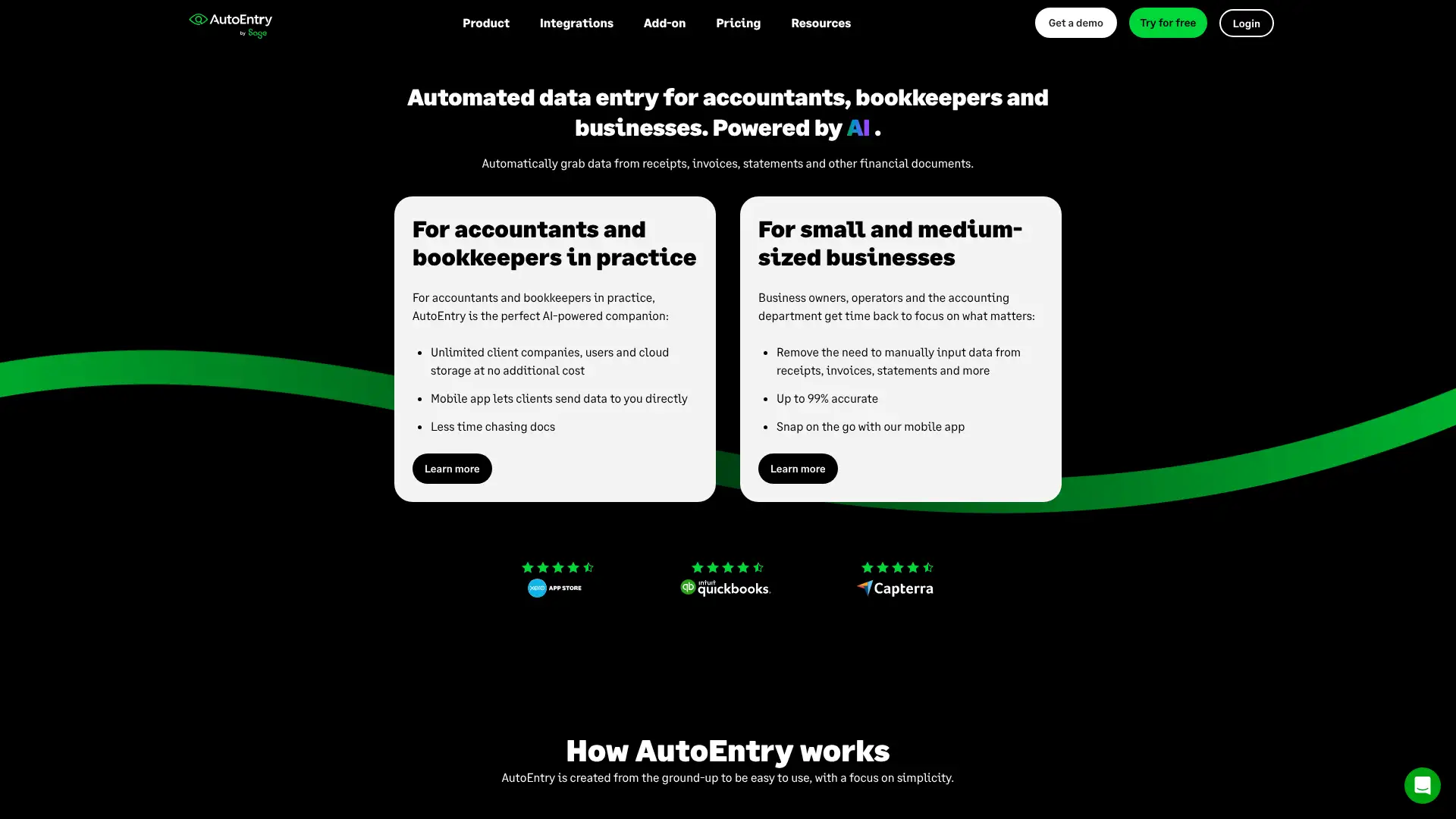 AutoEntry screenshot