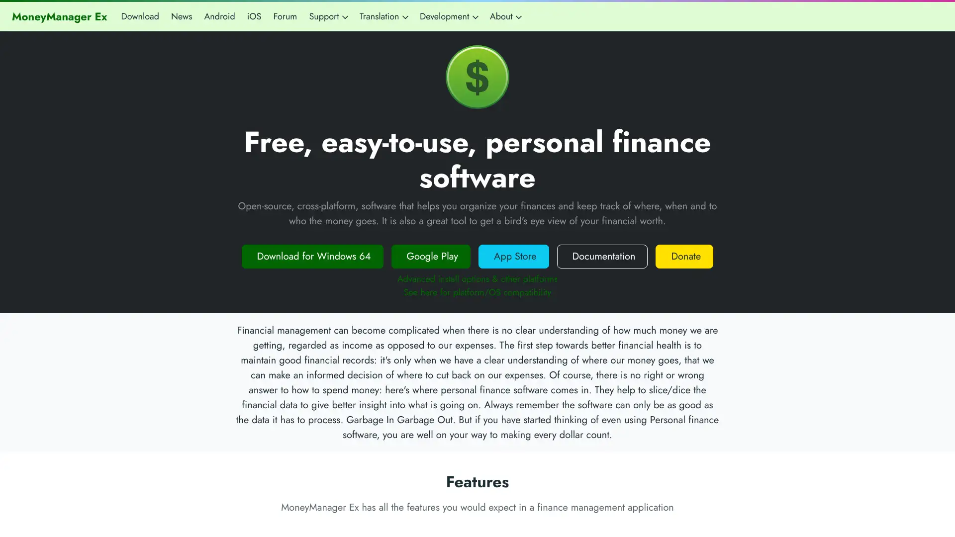MoneyManager Ex screenshot