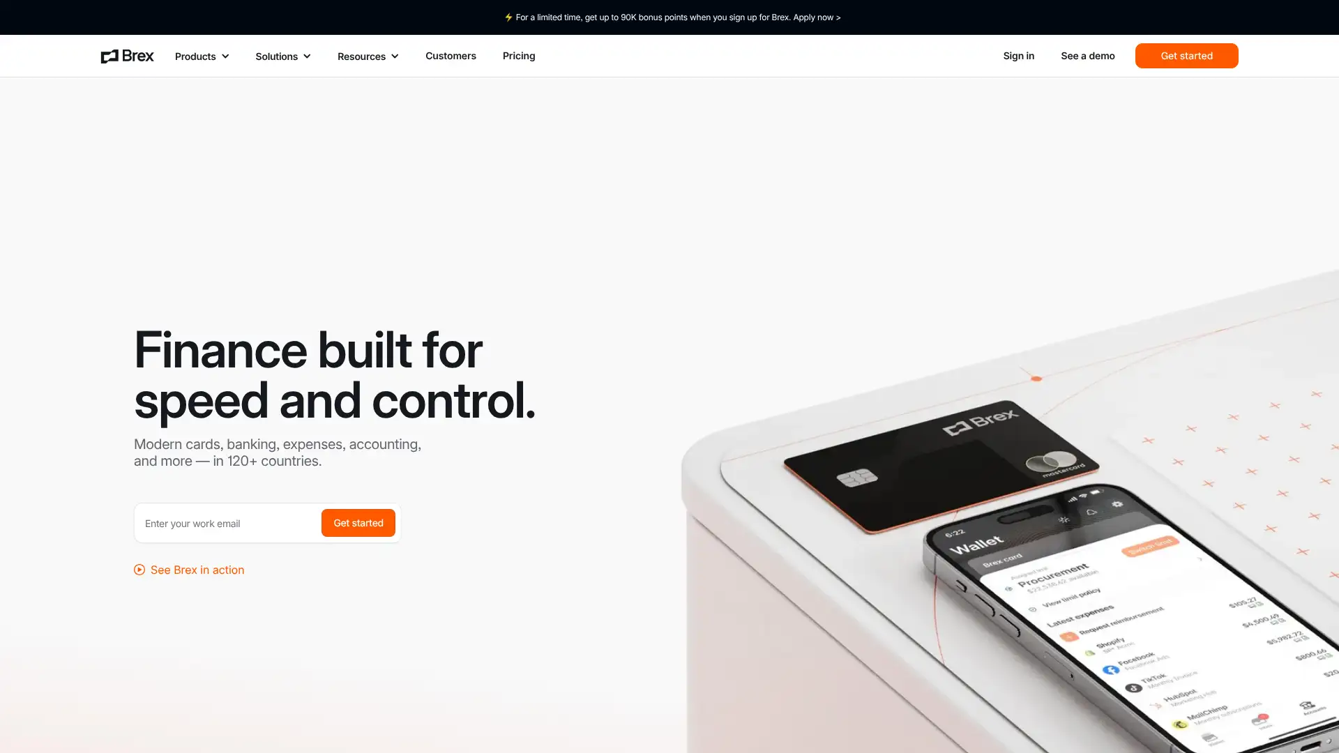 Brex screenshot