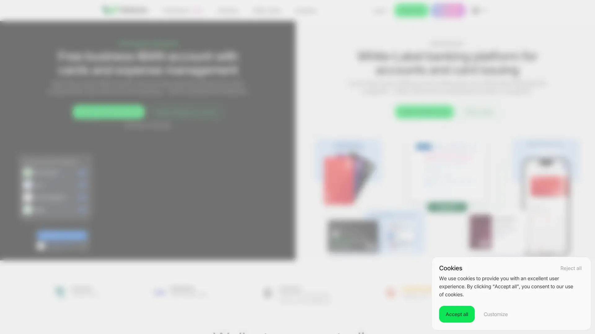 Wallester Business screenshot