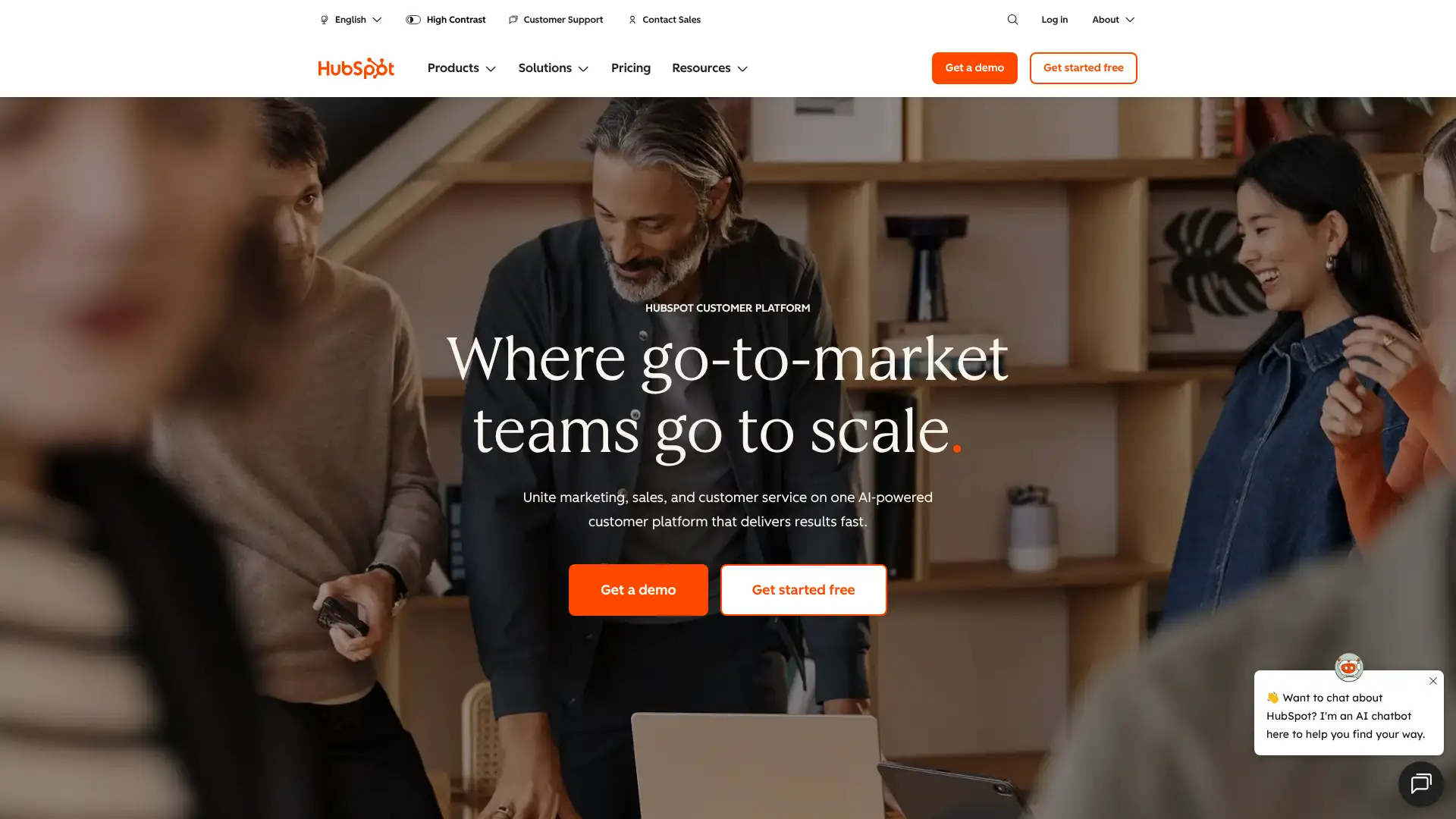 HubSpot screenshot