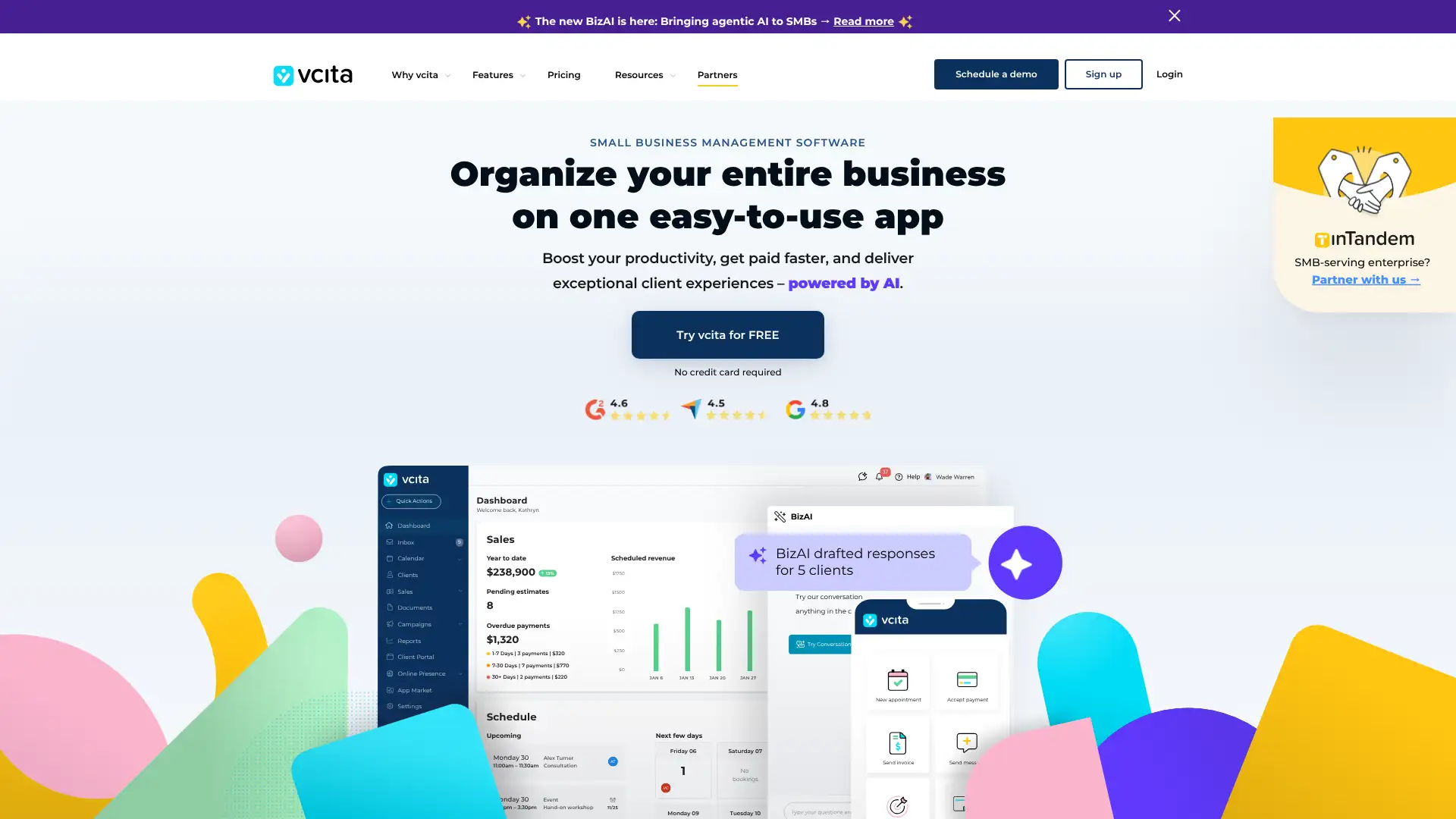 vcita screenshot