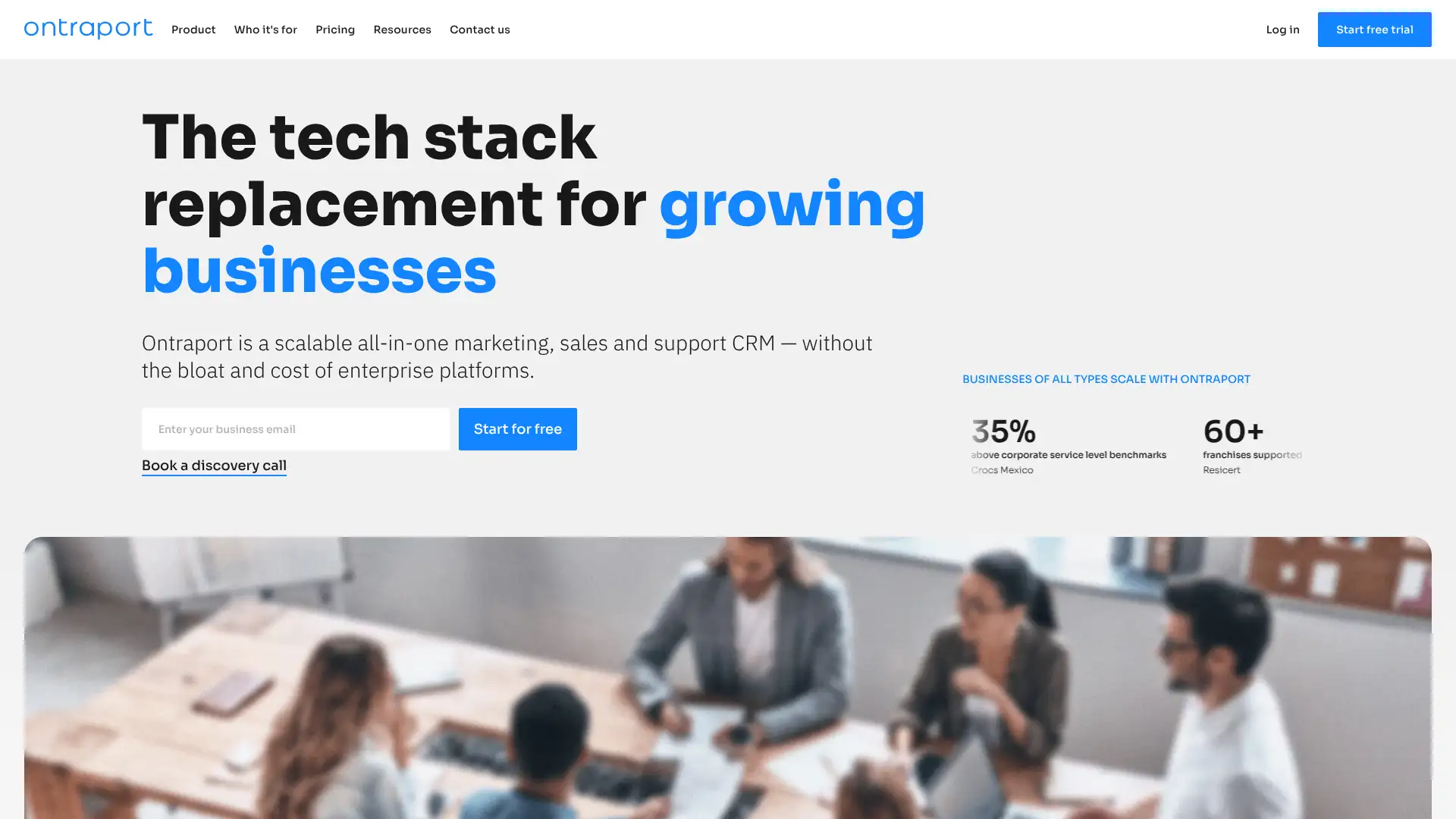 Ontraport screenshot