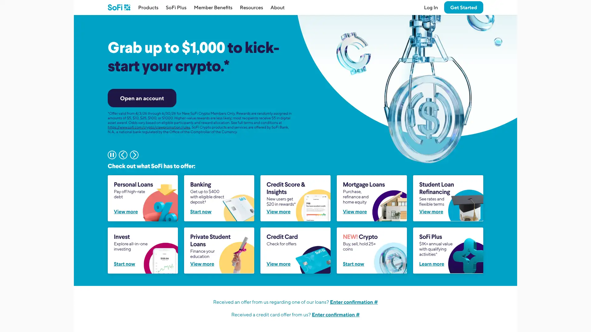 SoFi Invest screenshot