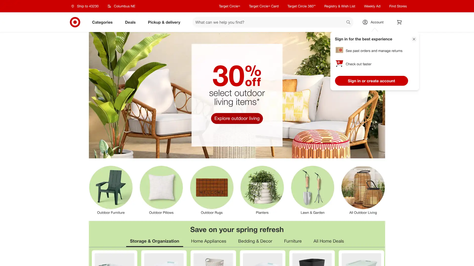 Target RedCard screenshot
