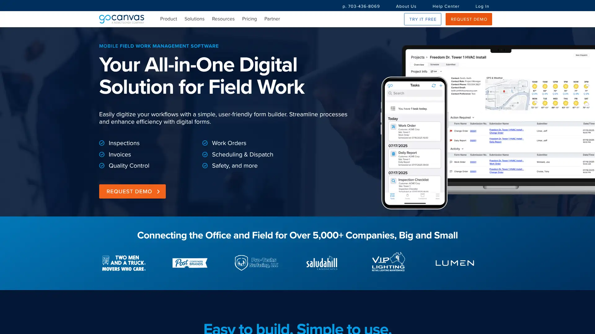GoCanvas screenshot