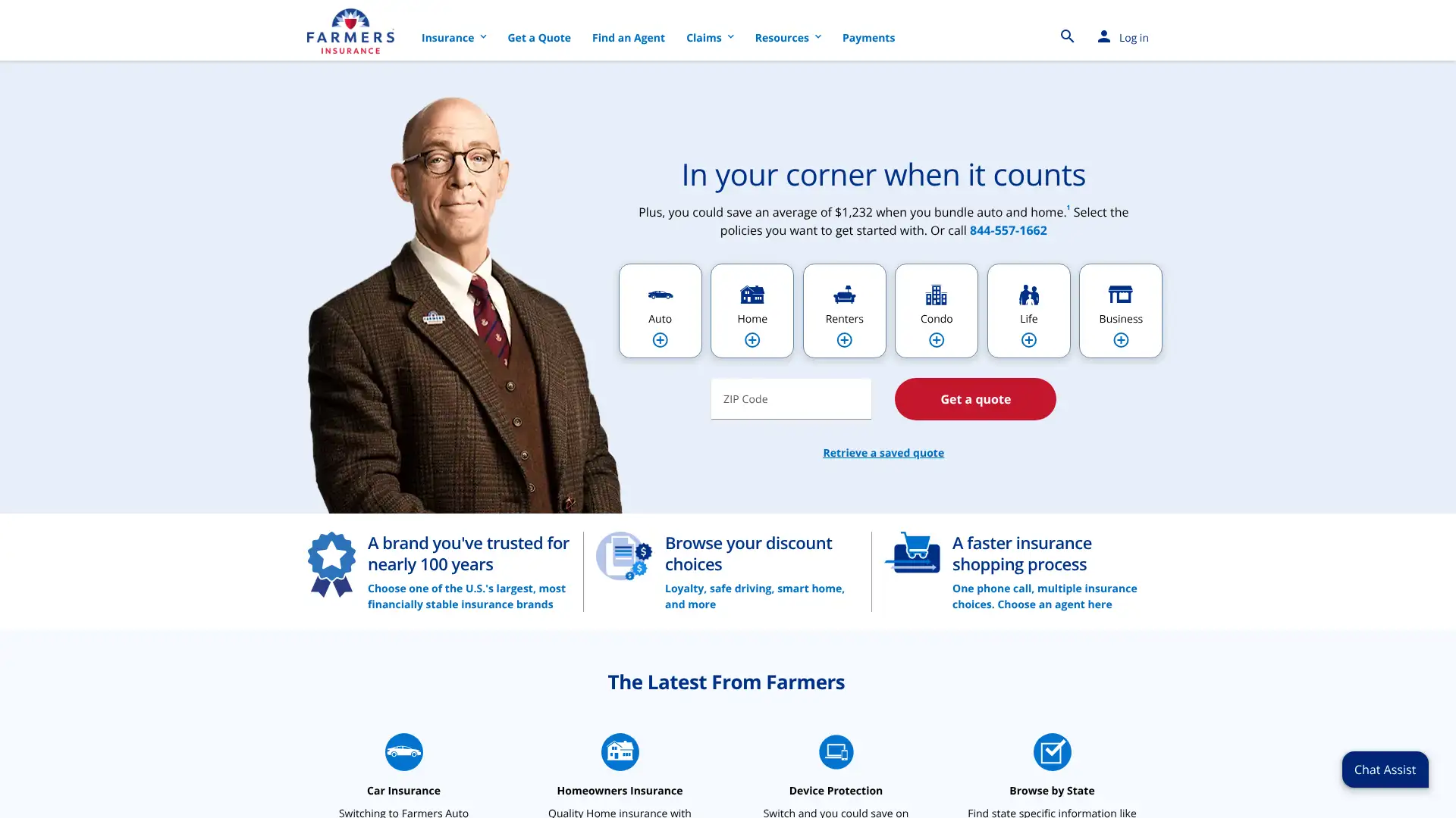 Farmers Insurance screenshot