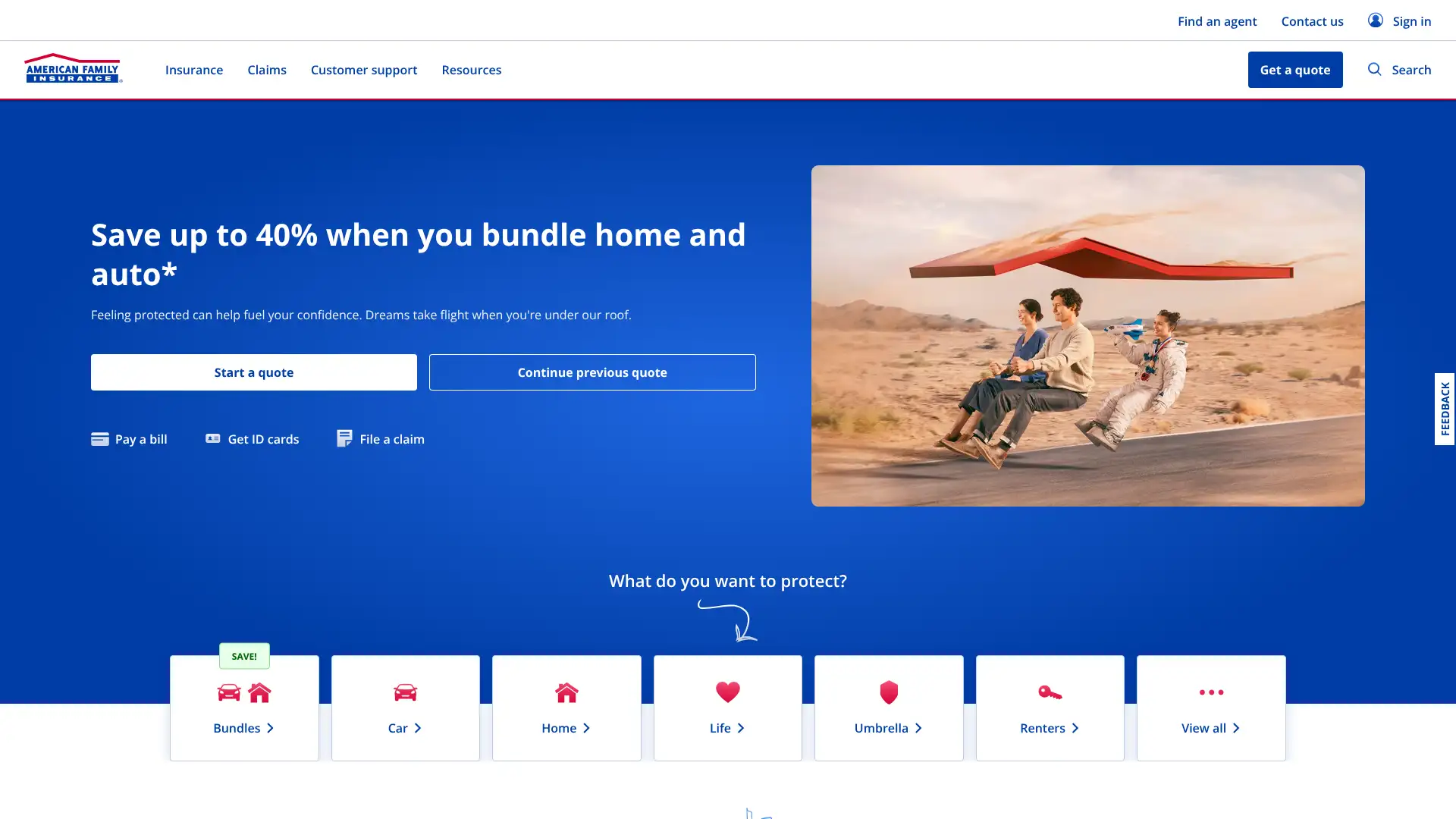 American Family Insurance screenshot