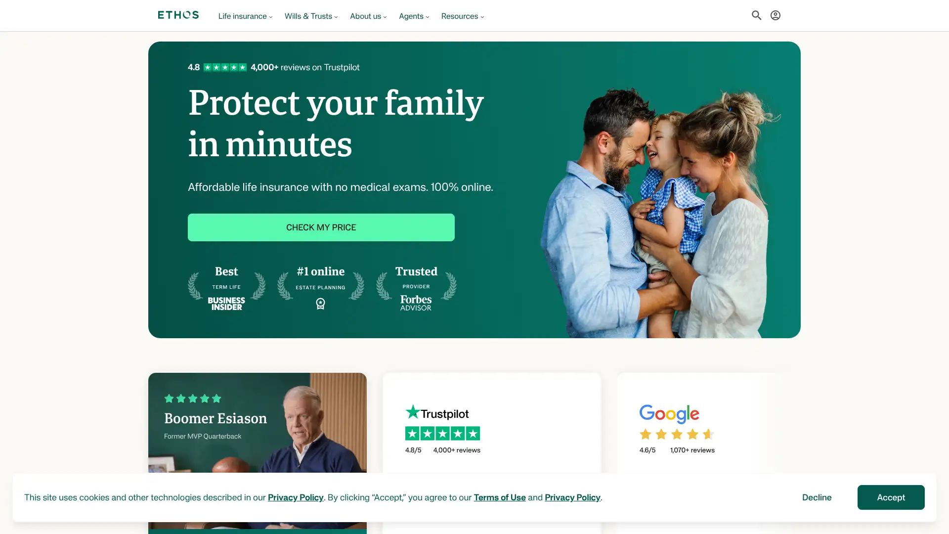 Ethos screenshot