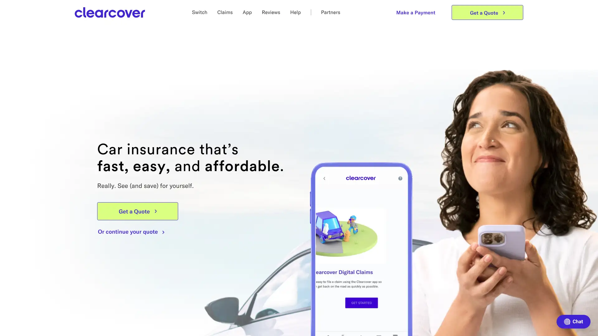 Clearcover screenshot