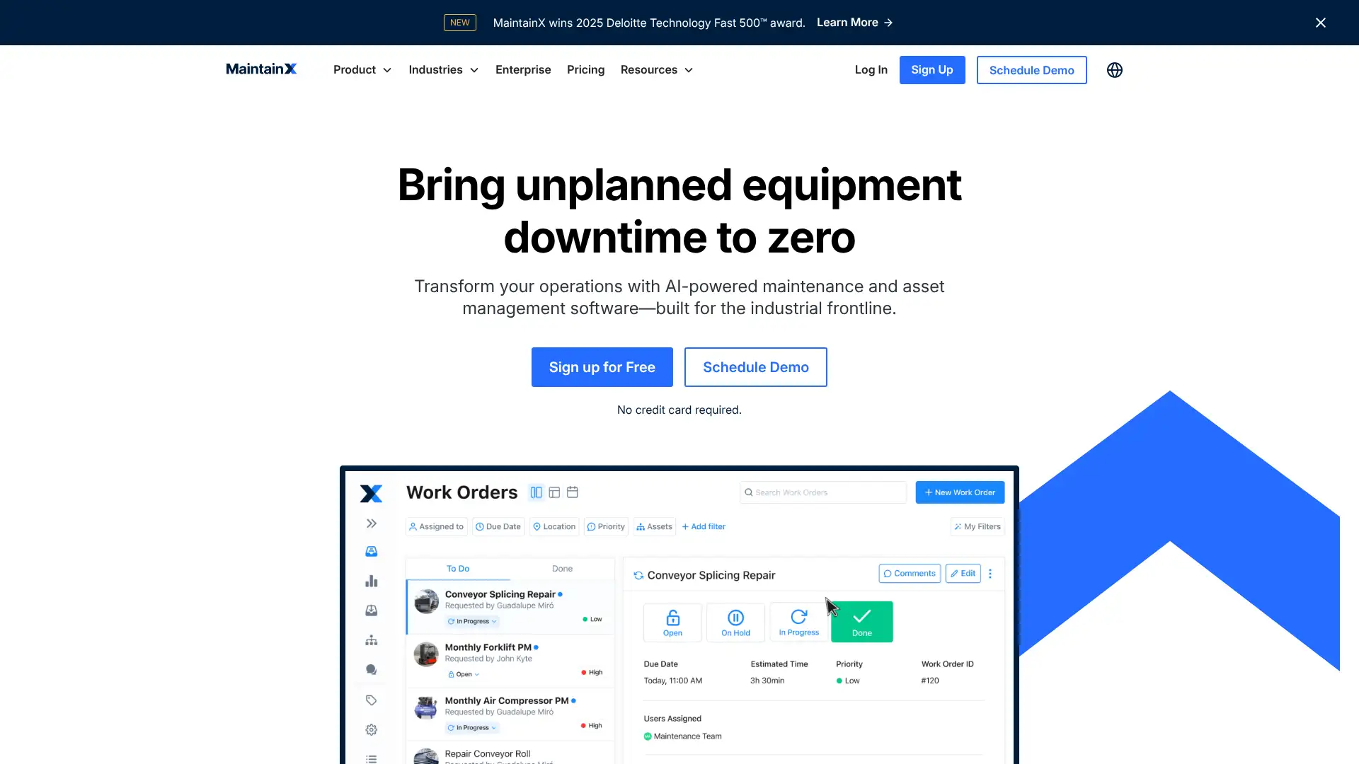 MaintainX screenshot