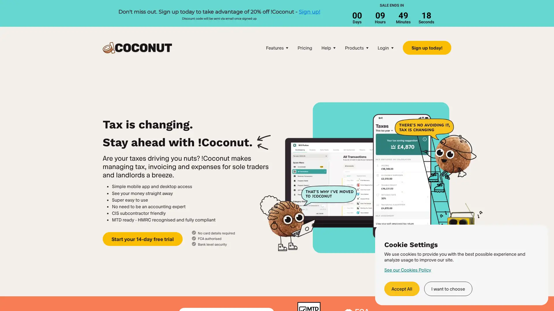 Coconut screenshot